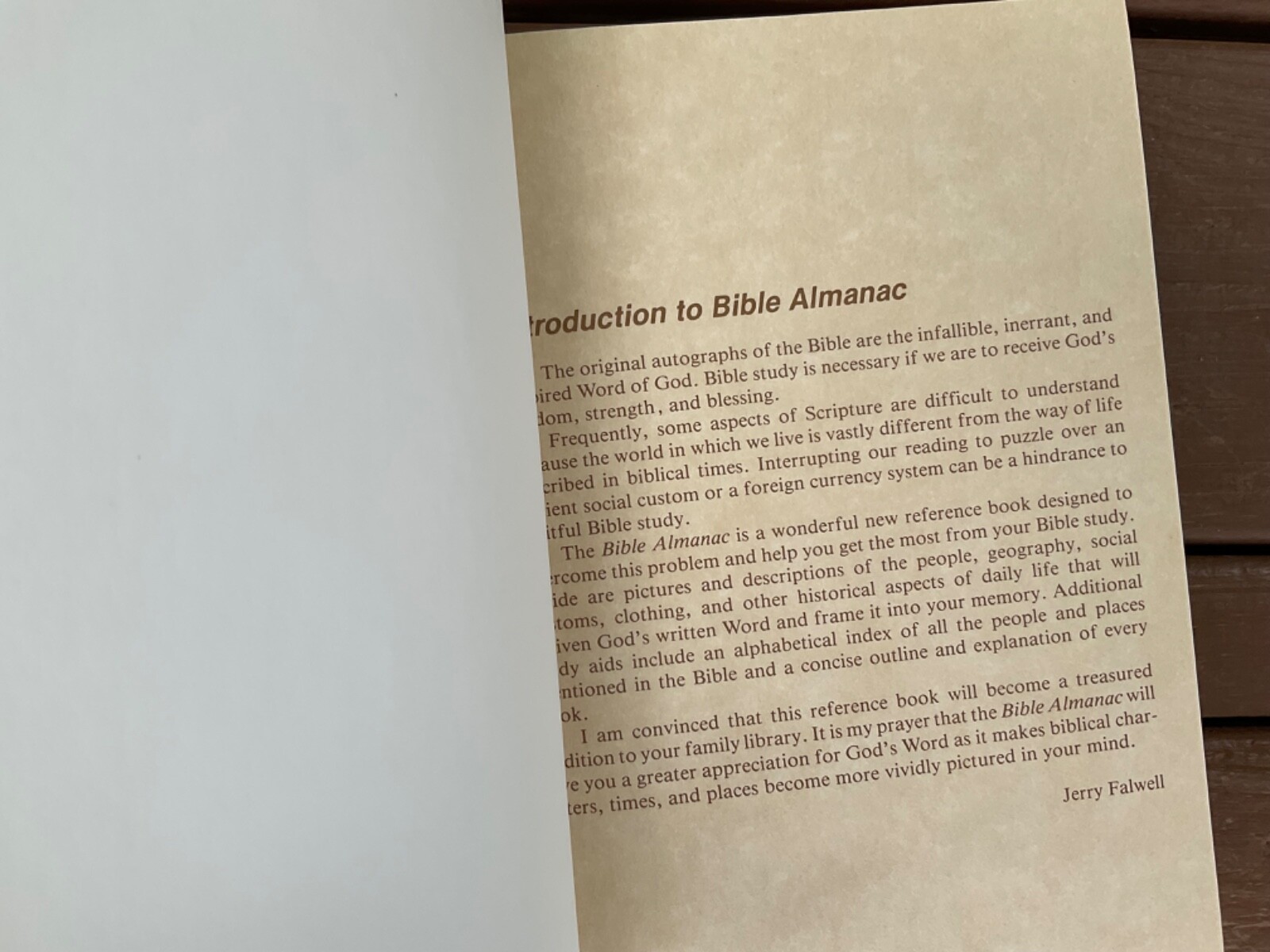 The Bible Almanac : A Comprehensive Handbook 1980 Hardcover