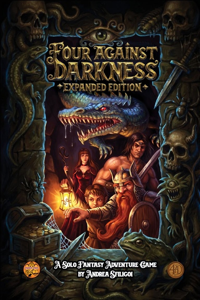 Four Against Darkness Expanded Edition By Andrea Sfiligoi -PAPERBACK