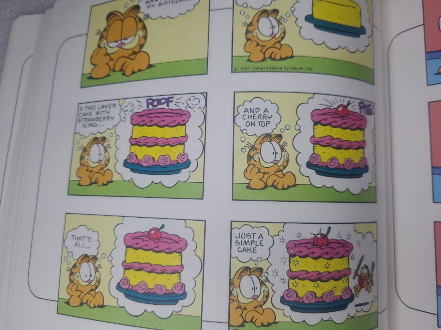 The 7th Garfield Treasury by Jim Davis 1993 Trade Paperback 8.5×10 Inches