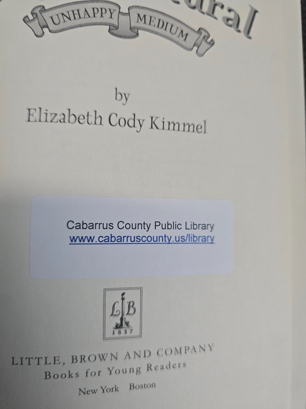 Elizabeth Cody Kimmel Book Lot of 2 Suddenly Supernatural HC Ex Library