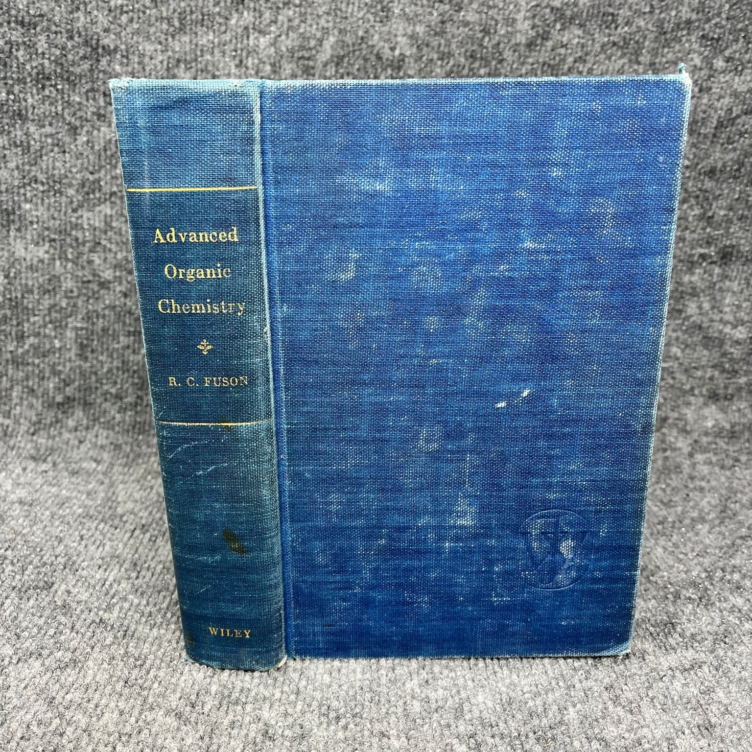 Advanced Organic Chemistry Fuson 1953 Third Printing John Wiley & Sons Textbook