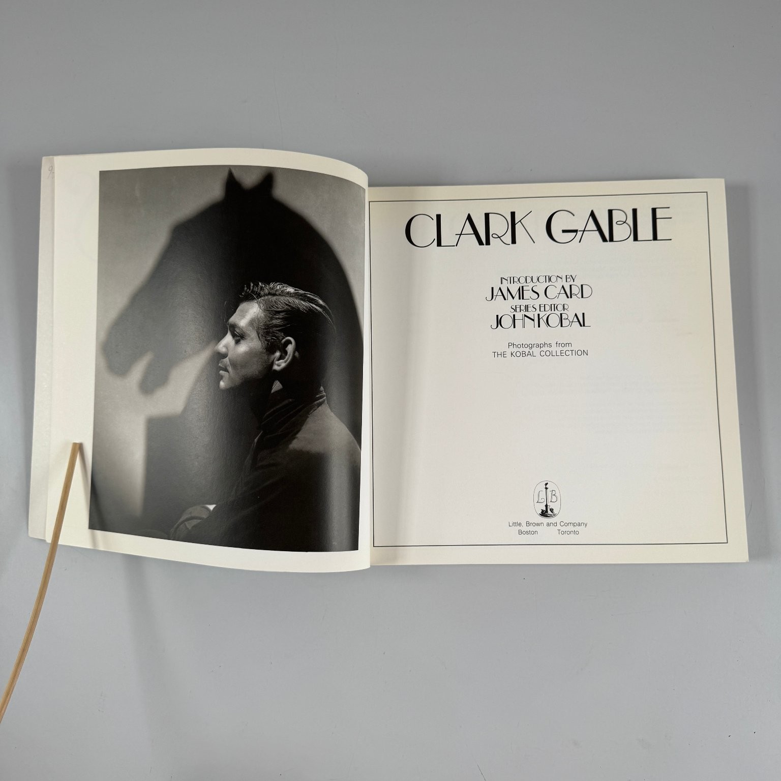 Legends Clark Gable 1986 First American Edition Vintage Paperback Little Brown