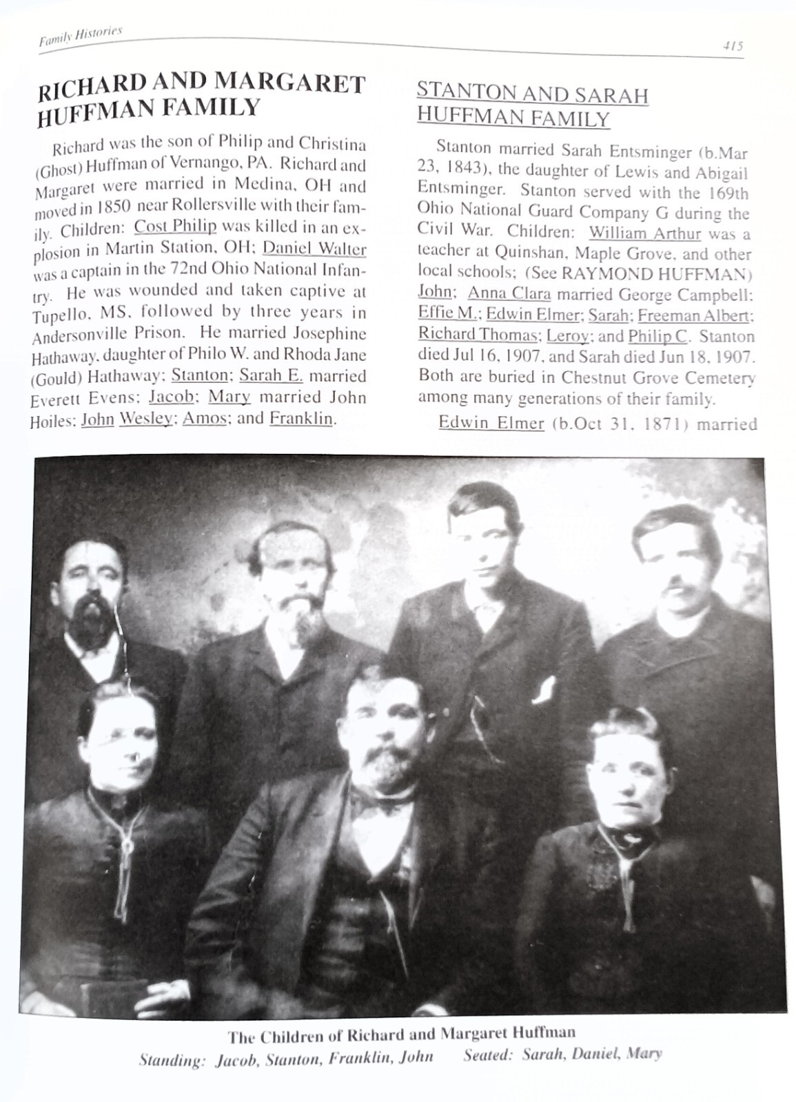 GIBSONBURG Ohio Area History