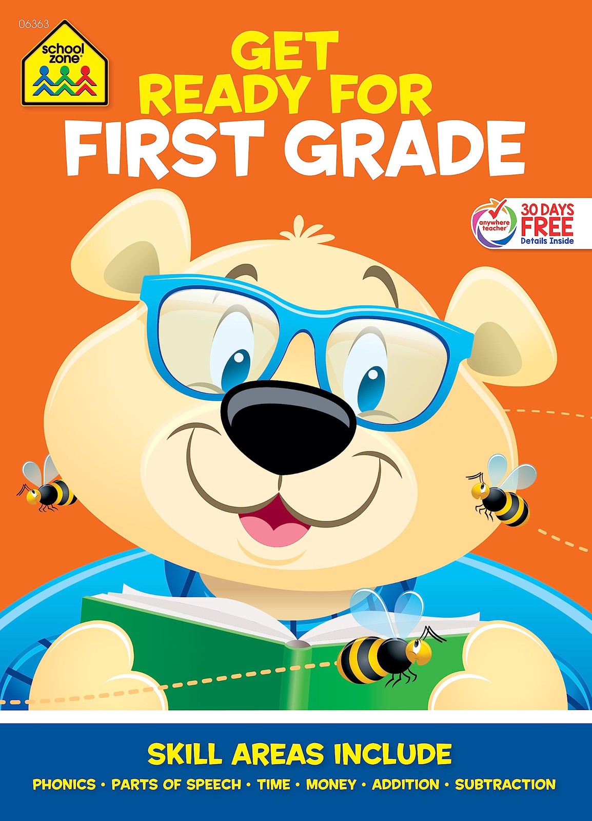 School Zone Get Ready for First Grade Workbook: 256 Pages, 1st Grade Early L…