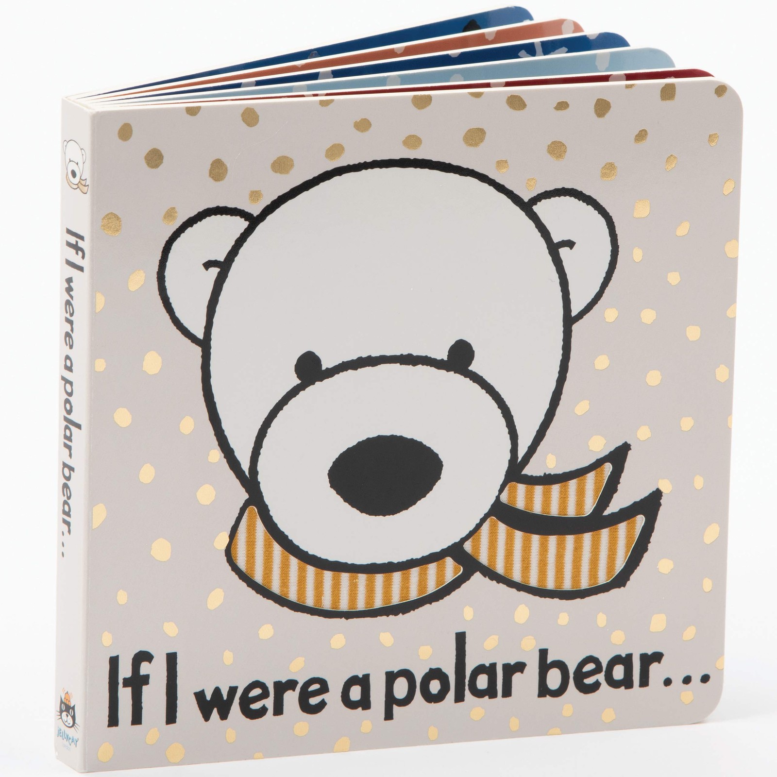 Jellycat If I were a Polar Bear Baby Board Book 6 inches