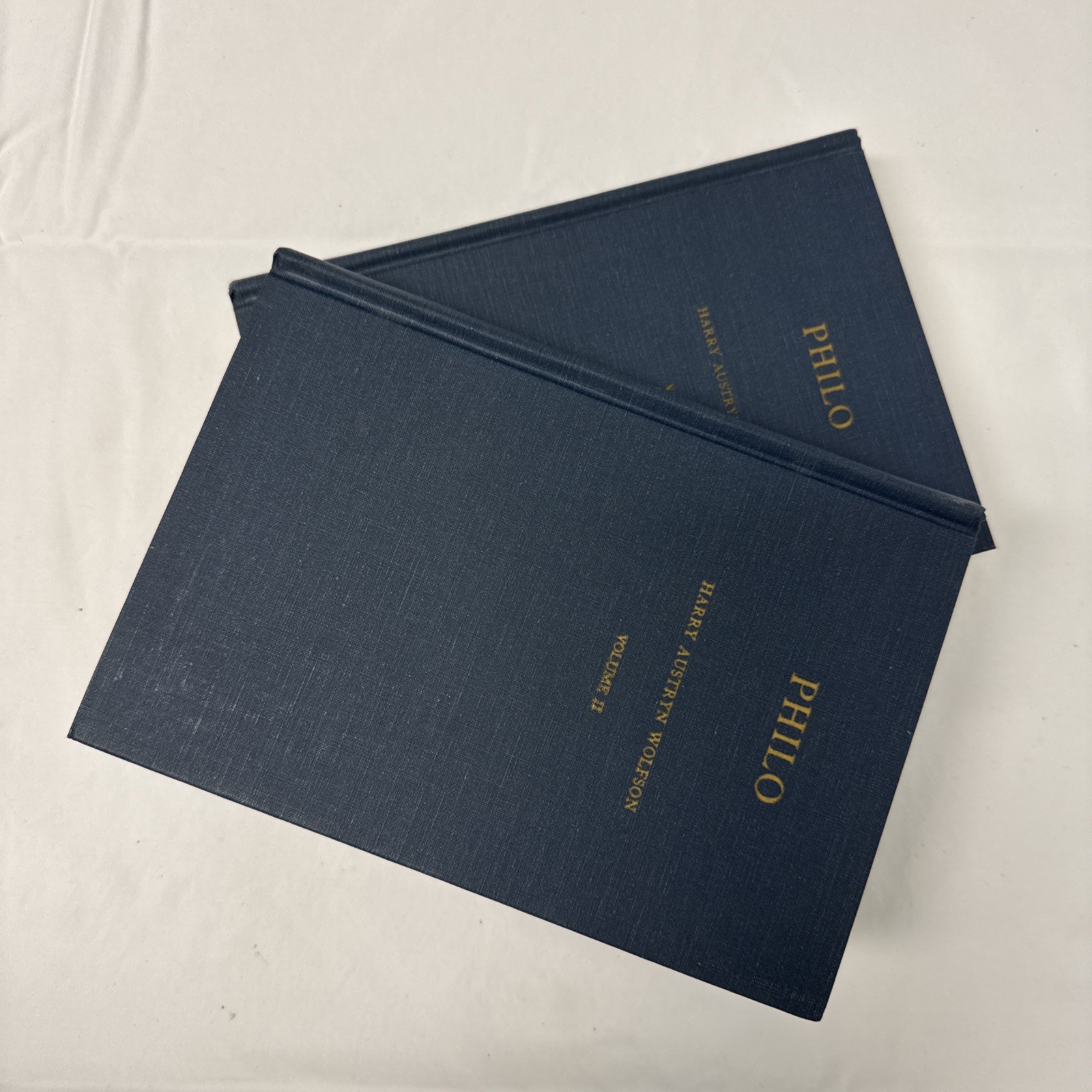 PHILO FOUNDATIONS OF RELIGIOUS PHILOSOPHY IN JUDAISM, By Harry Austryn Wolfson