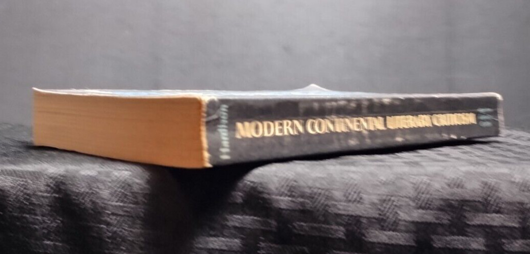 Modern Continental Literary Criticism Hardison PB Literary Theory Modernism