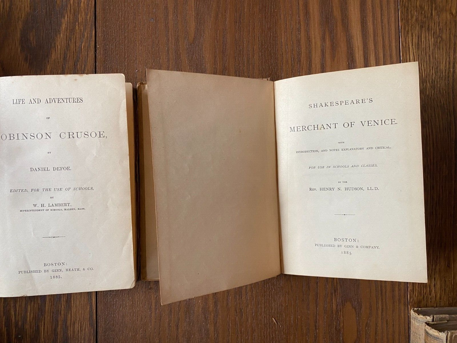 Ginn & Co Classics For Children Lot of 10 Bks 1885-1886 Hardcover Antique