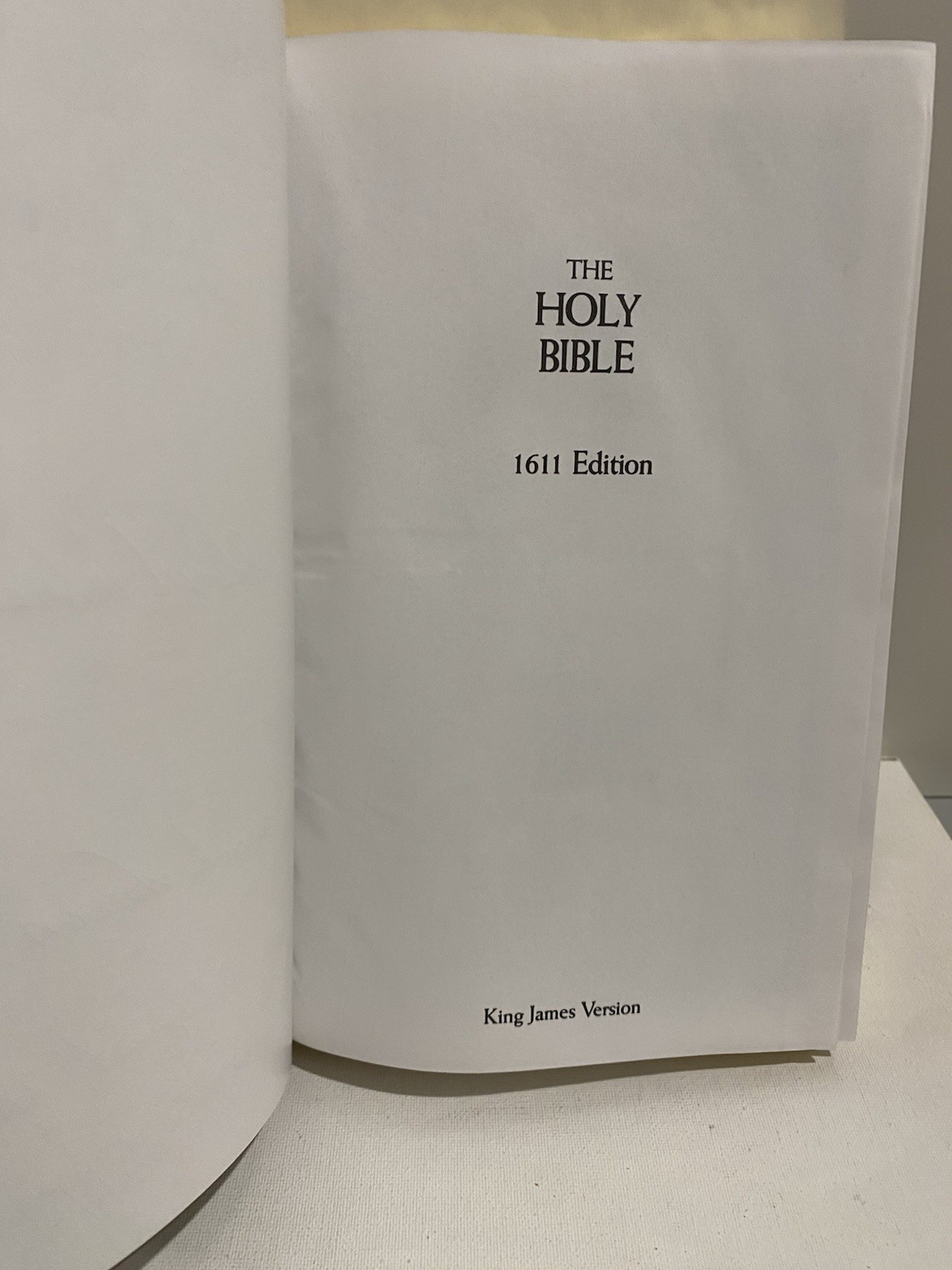 Holy Bible 1611 King James Version Commemorative Edition 400th Edition In Box