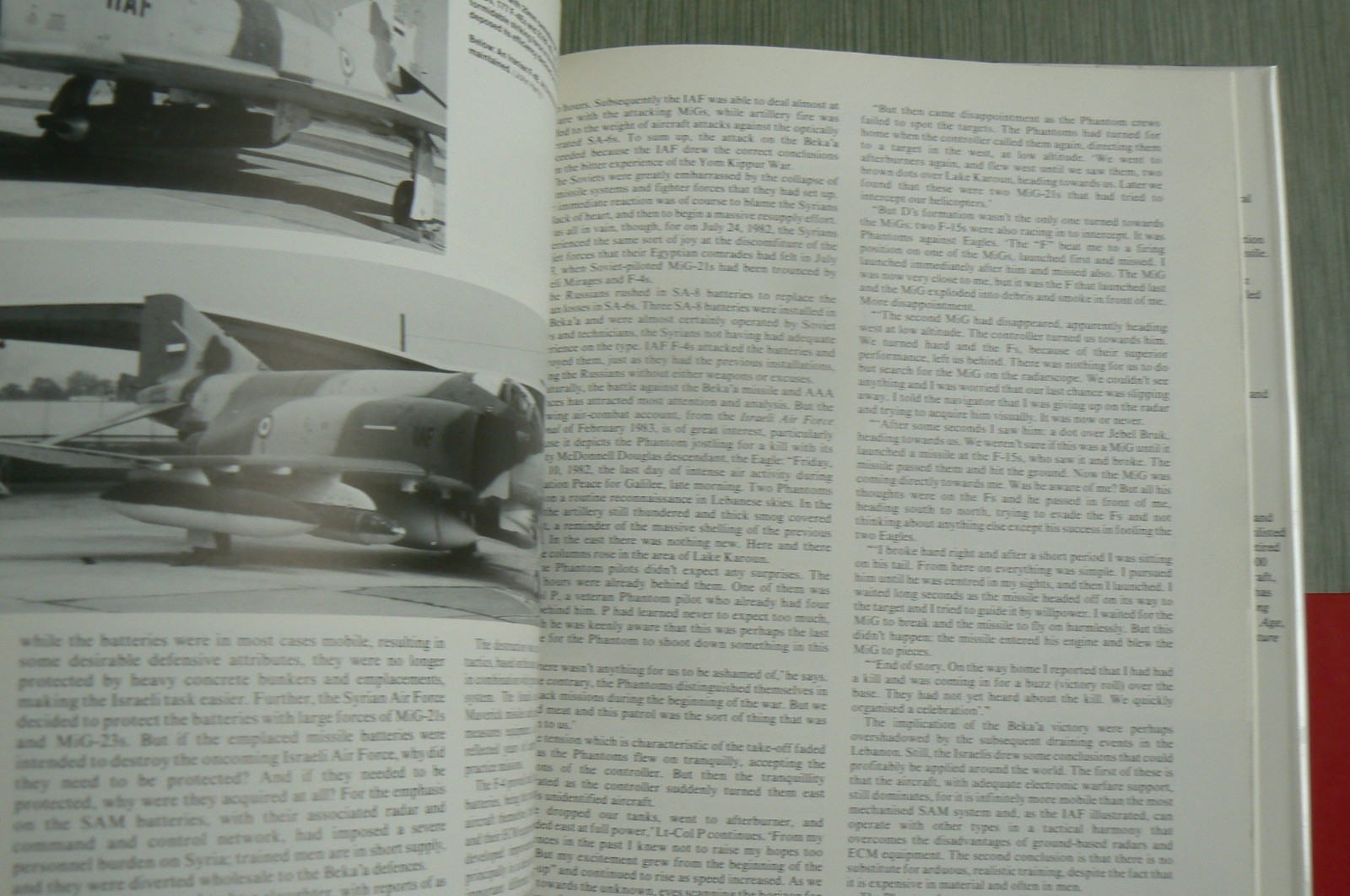 Phantom in Combat, Walter J.Boyne, HC/DJ 1985 Smithsonian, Aviation