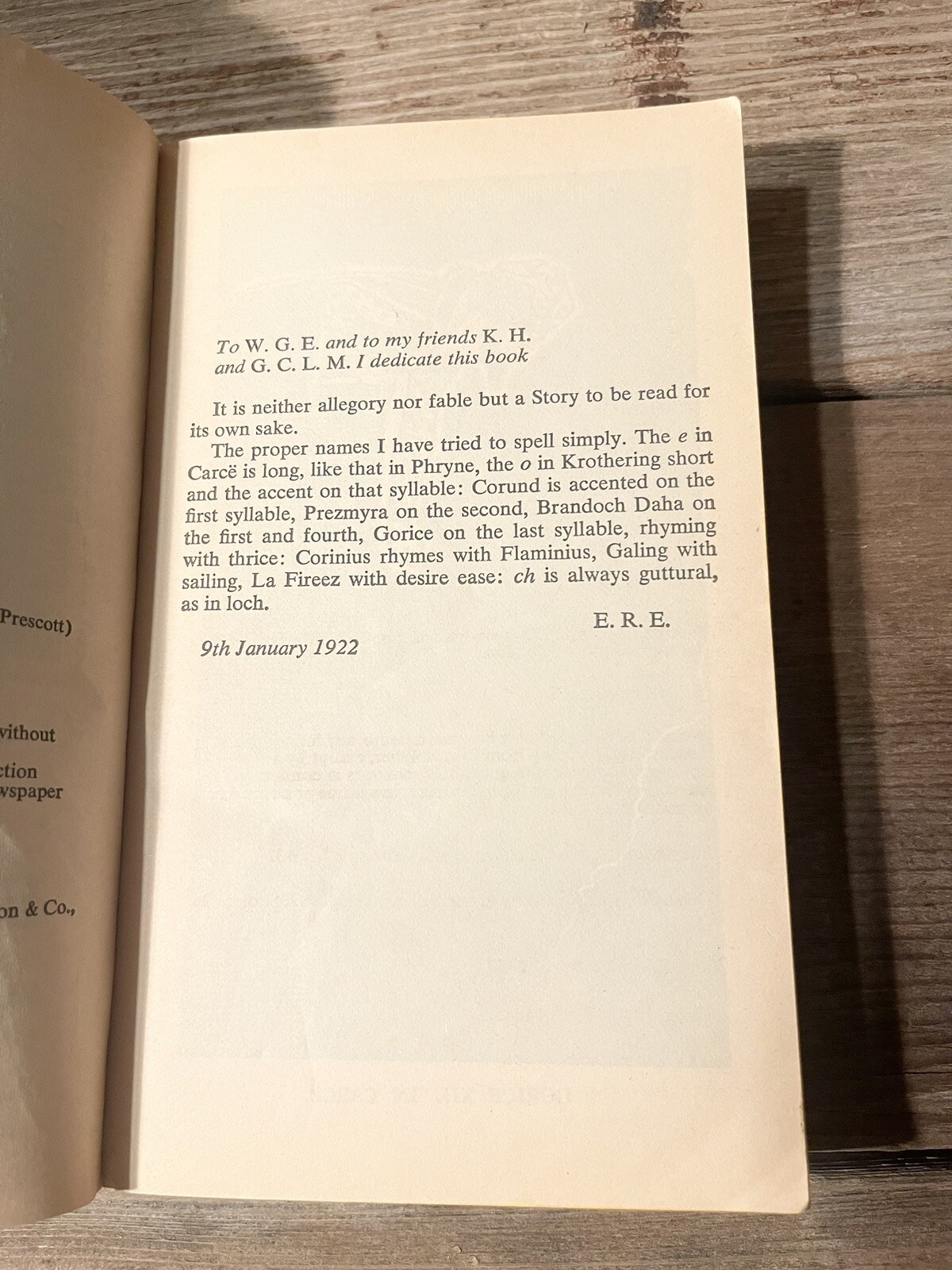 E.R. Eddison “The Worm Ouroboros” ~ Ballantine First Print 1967 Rare