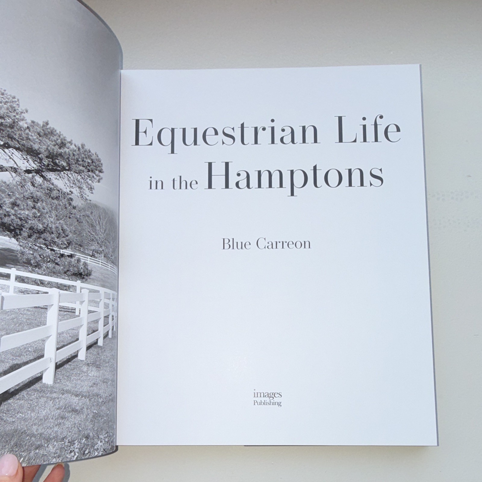Equestrian Life in the Hamptons Blue Carreon Hardcover images Publishing