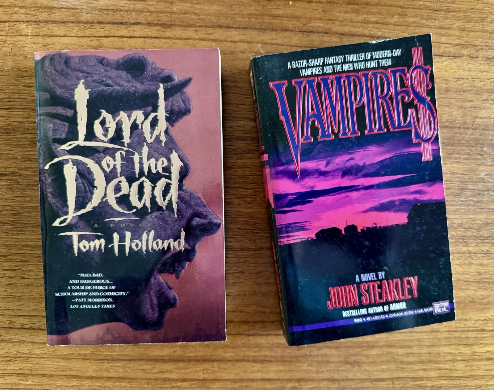 VAMPIRE Dracula PAPERBACK Book LOT Horror PN ELROD Les Daniels DAN SIMMONS++