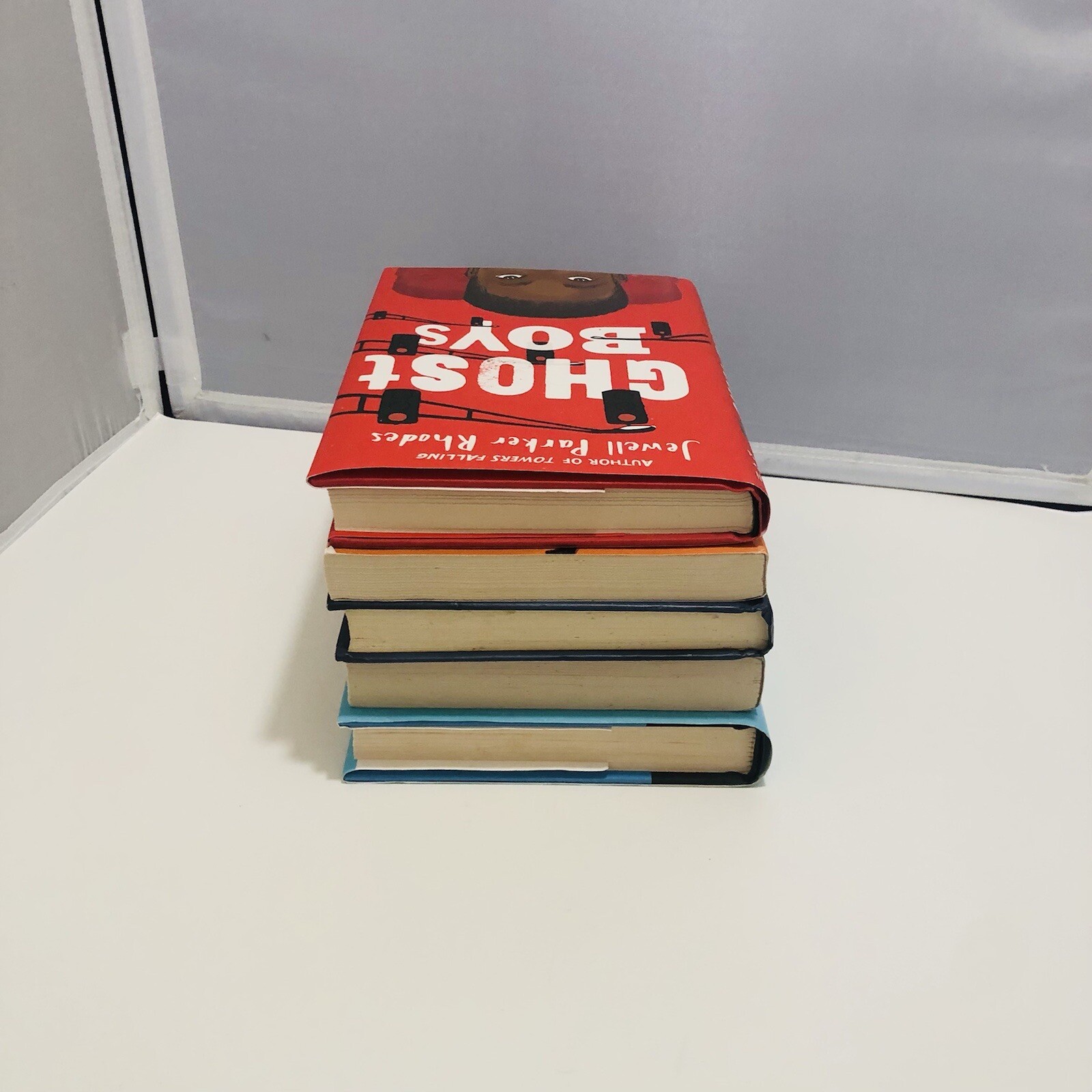 Teen Boys Book Lot Of 5 Fiction Wonder, Ever Lost, Swindle, Bull Rider,Ghost Boy