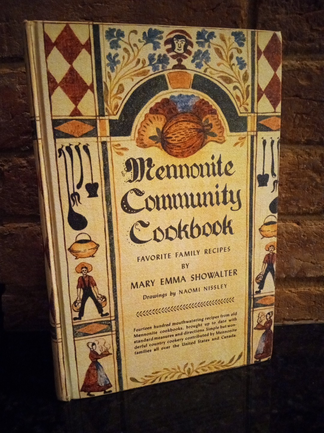 Mennonite Community Cookbook by Mary Emma Showalter HC 1968 Revised Edition