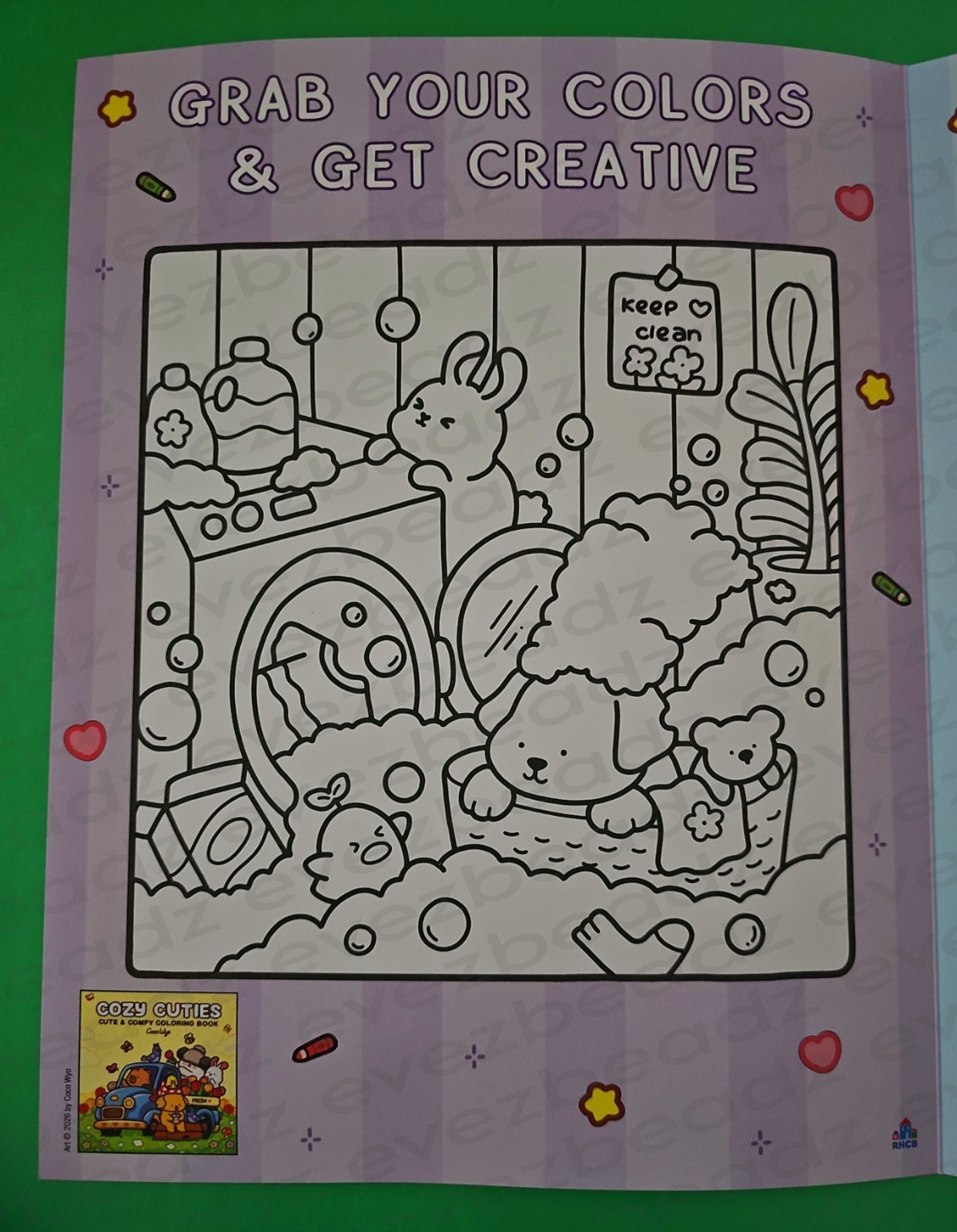 EvezBeadz Cozy Coloring with Coco Wyo Brand New BAM 2026 Bold Easy Kawaii Rare