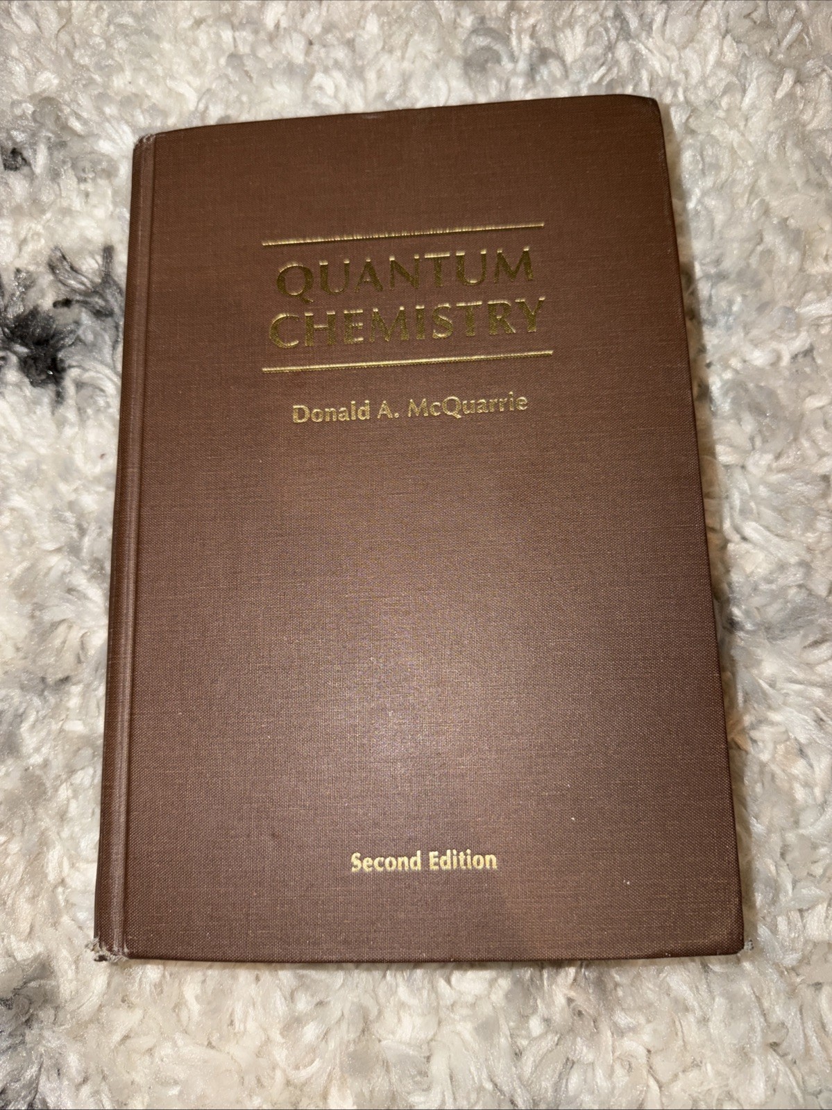 Quantum Chemistry – Hardcover, by McQuarrie Donald A. – Acceptable