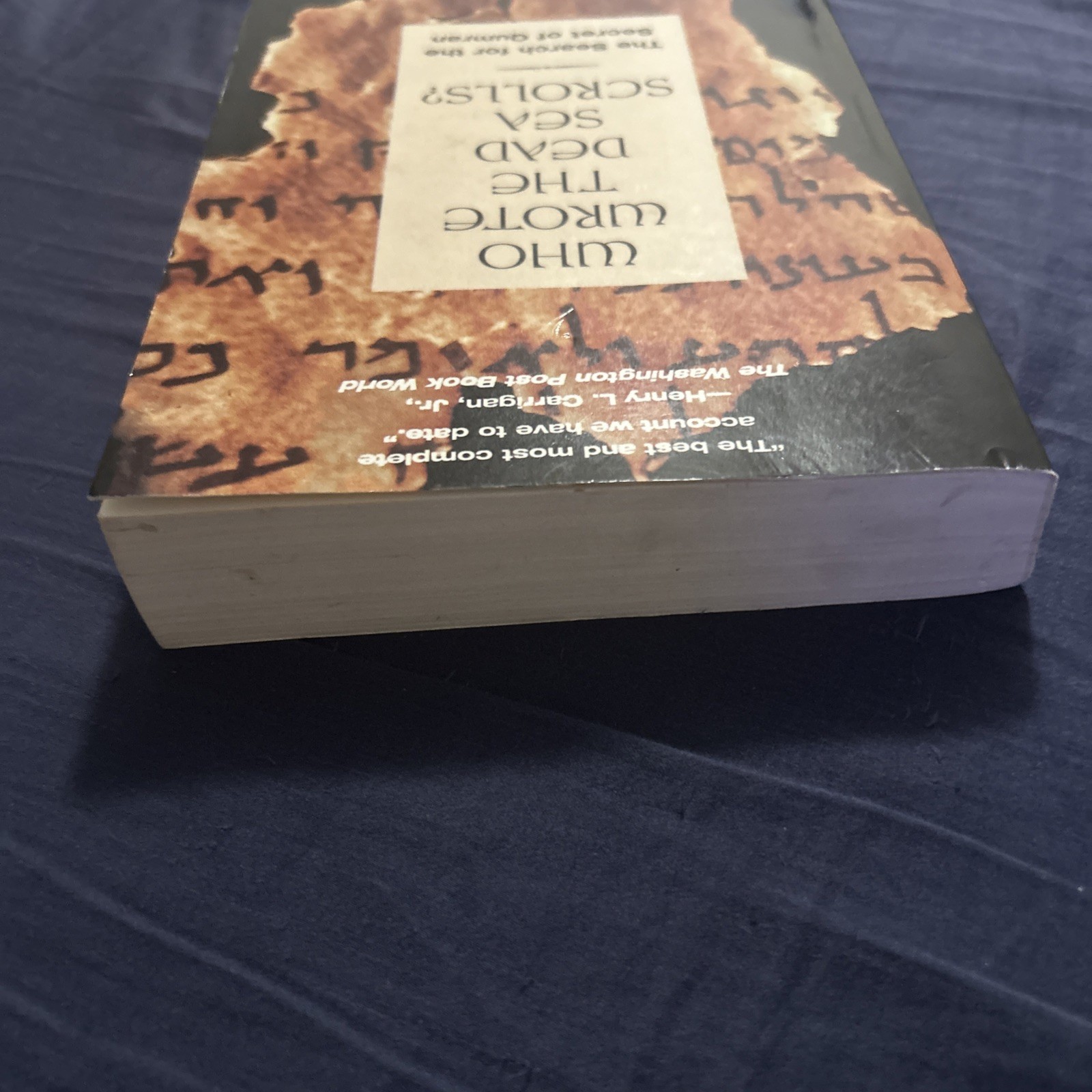 Who Wrote The Dead Sea Scrolls Paperback Norman Golb 1996 Judaism History Bible