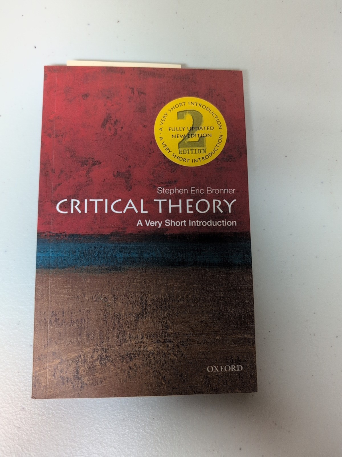 Critical Theory : A Very Short Introduction by Stephen Eric Bronner (2017, Trade