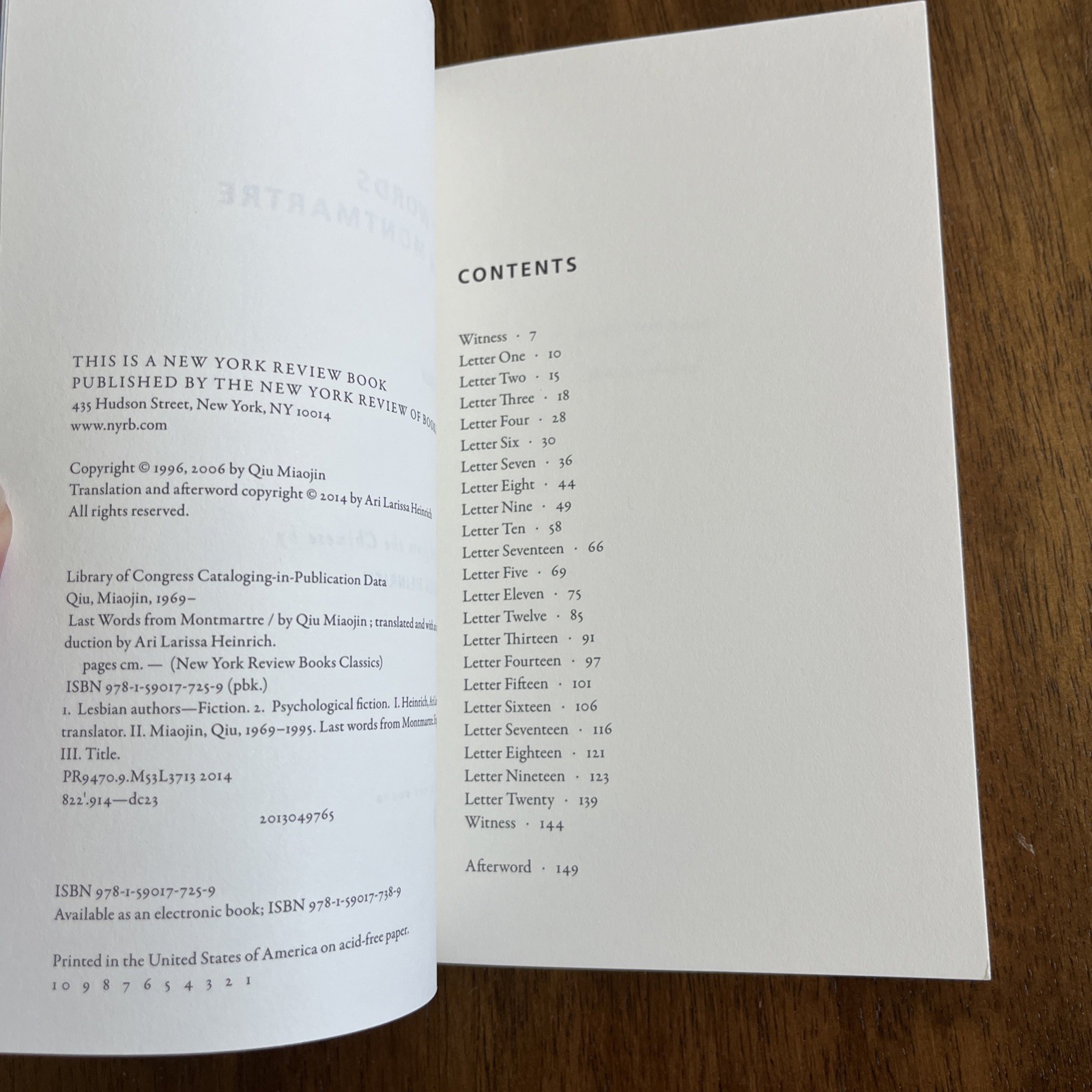 Last Words from Montmartre (New York Re…, Qiu Miaojin