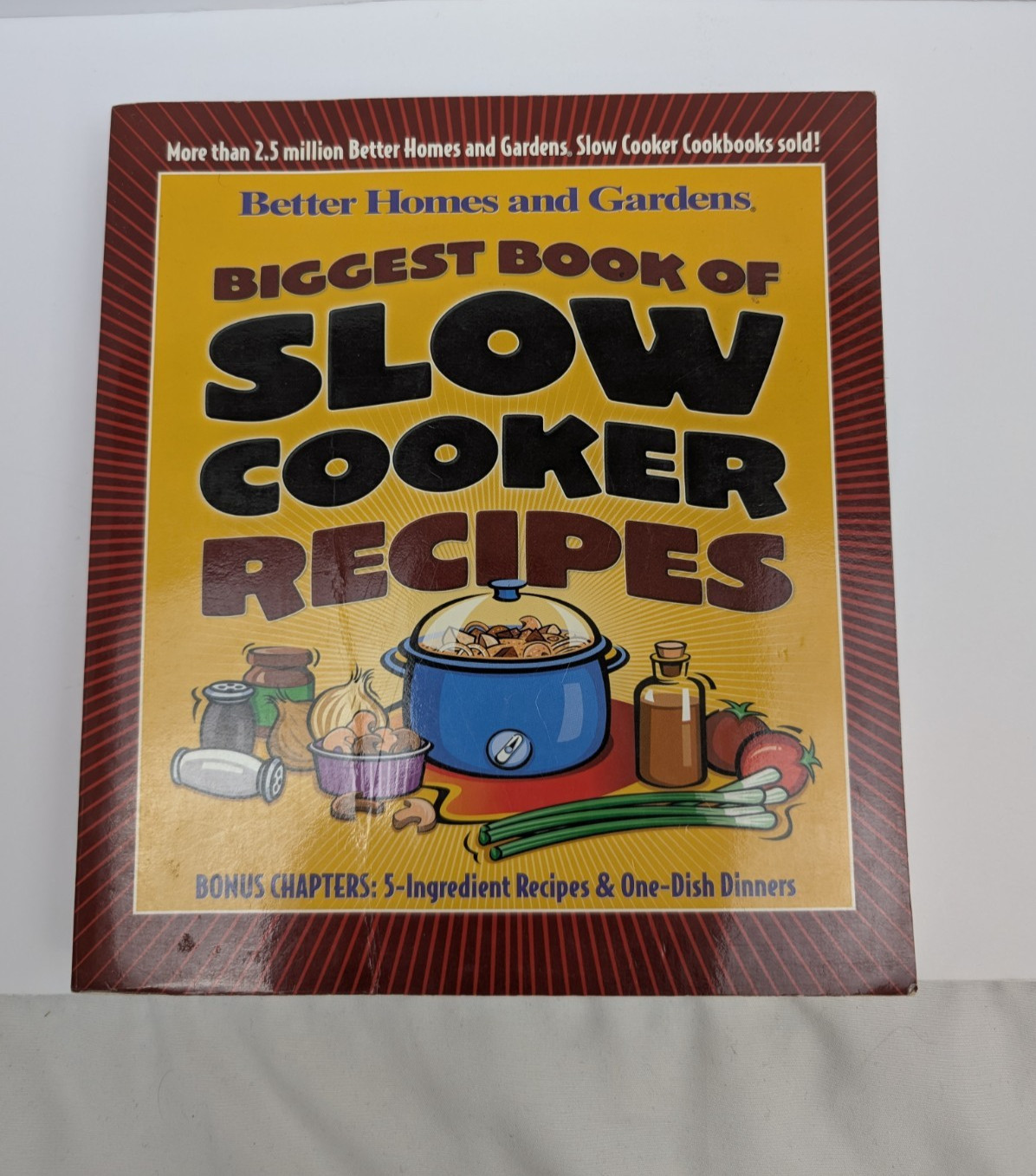 Biggest Book of Slow Cooker Recipes Better Homes & Gardens 416 Pages SC GUC