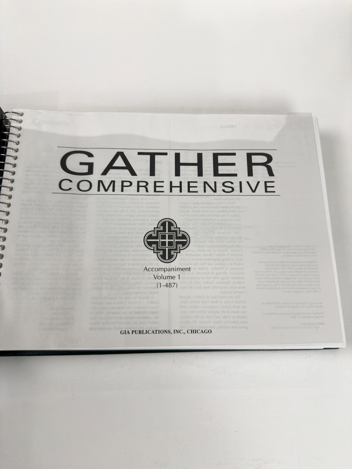 Gather Comprehensive Accompaniment Volume 1 and 2 Book Set 1-905