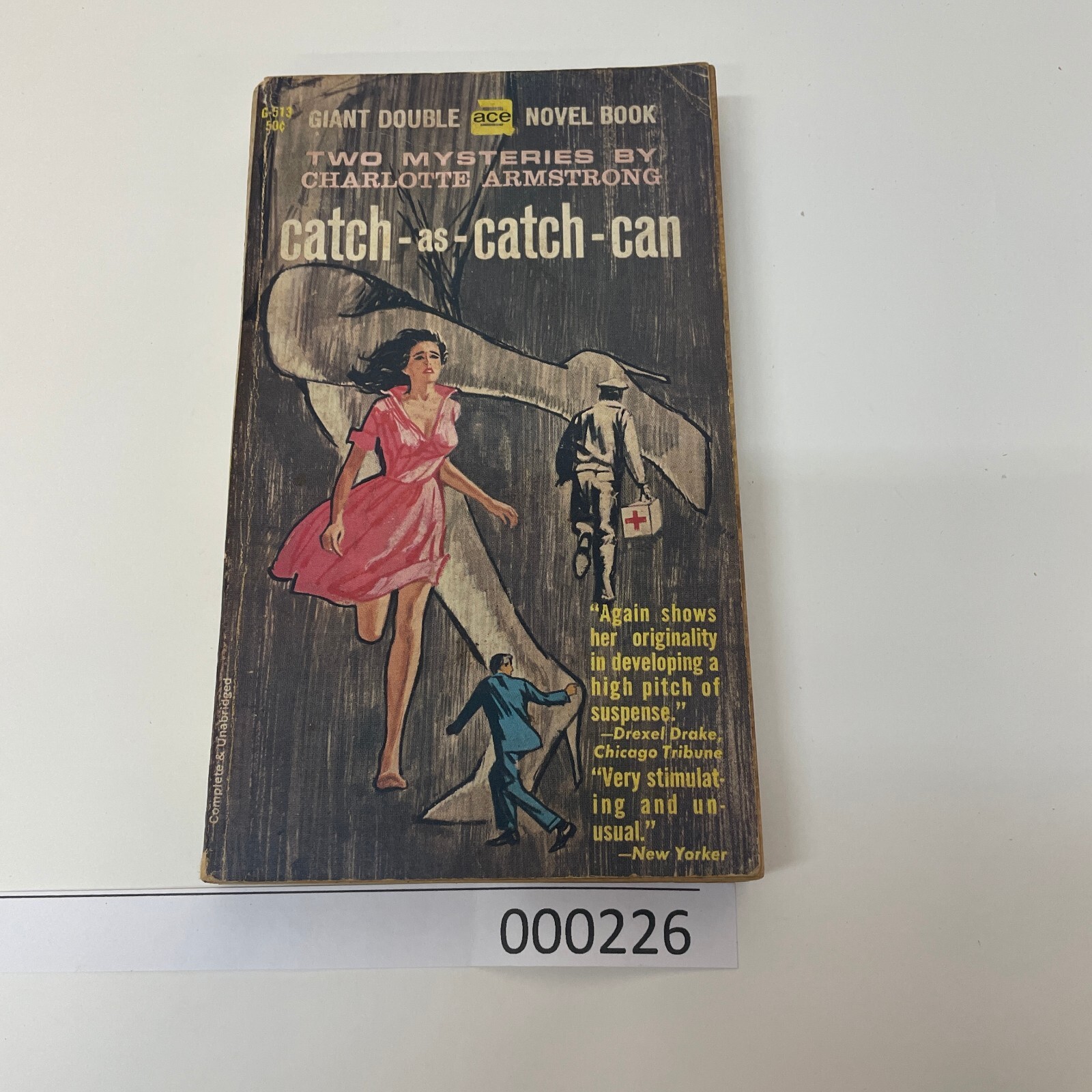 Catch as Catch Can and Then Came Two Women Paperback Book G513 Ace Double 1962