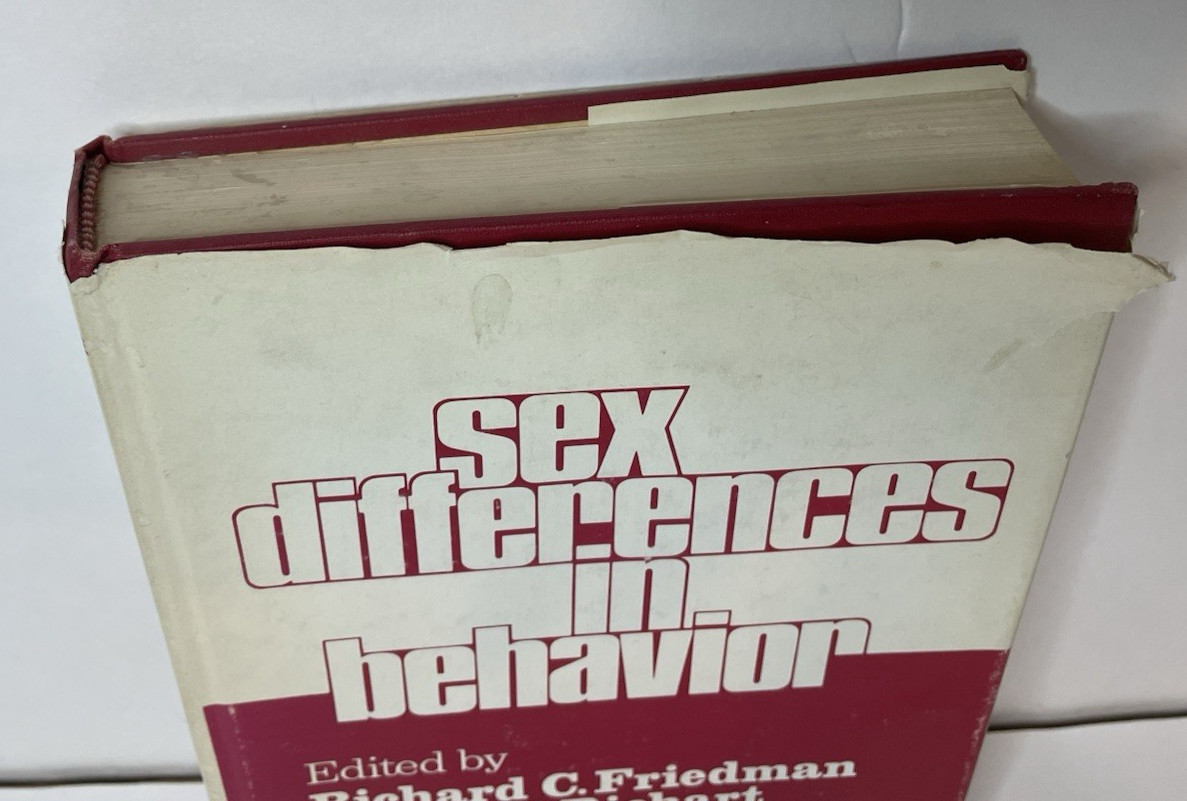 Sex Differences in Behavior HC Book Biomedical Health John Wiley 1974 Rare Vtg