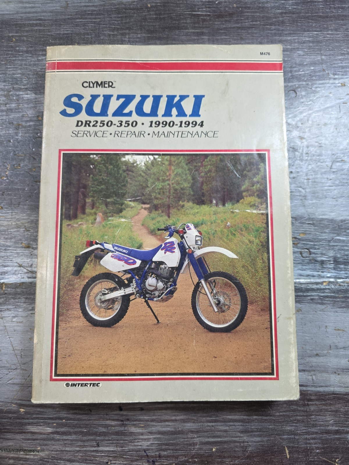 Clymer Service Repair Maintenance Manual M476 Suzuki DR250-350 1990-1994