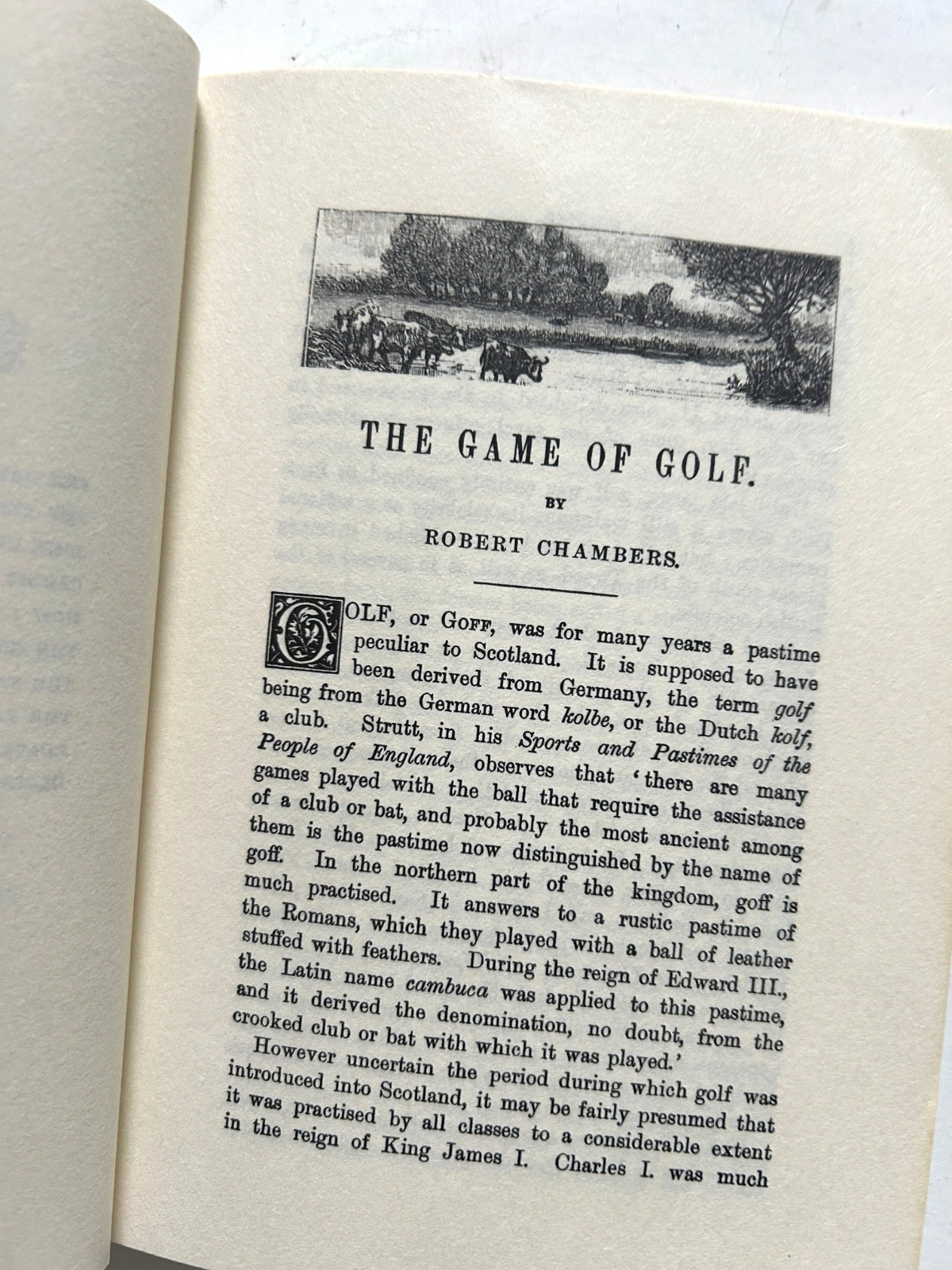 Golfing 1891. The Game of Golf by R. Chambers reprint 2000 by Pryor Publications