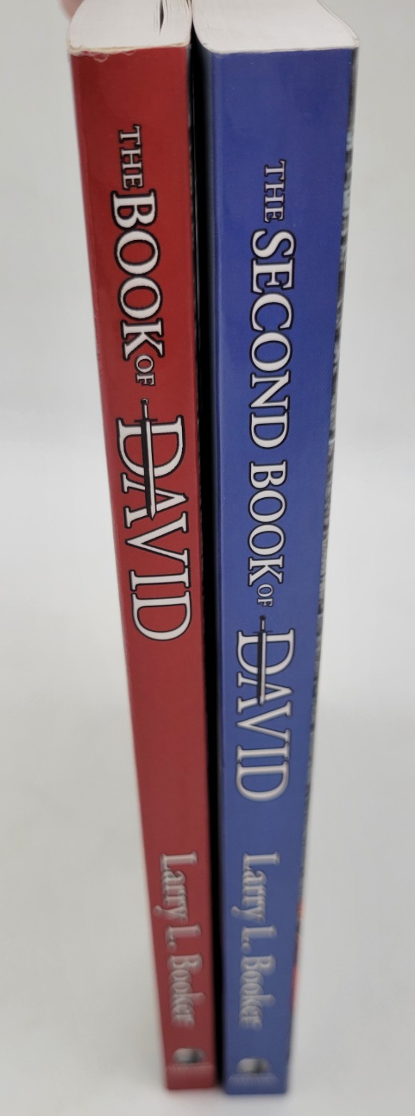 The Book & Second Book Of David 2 Paperback Lot Larry L. Booker Volumes 1 & 2 VG