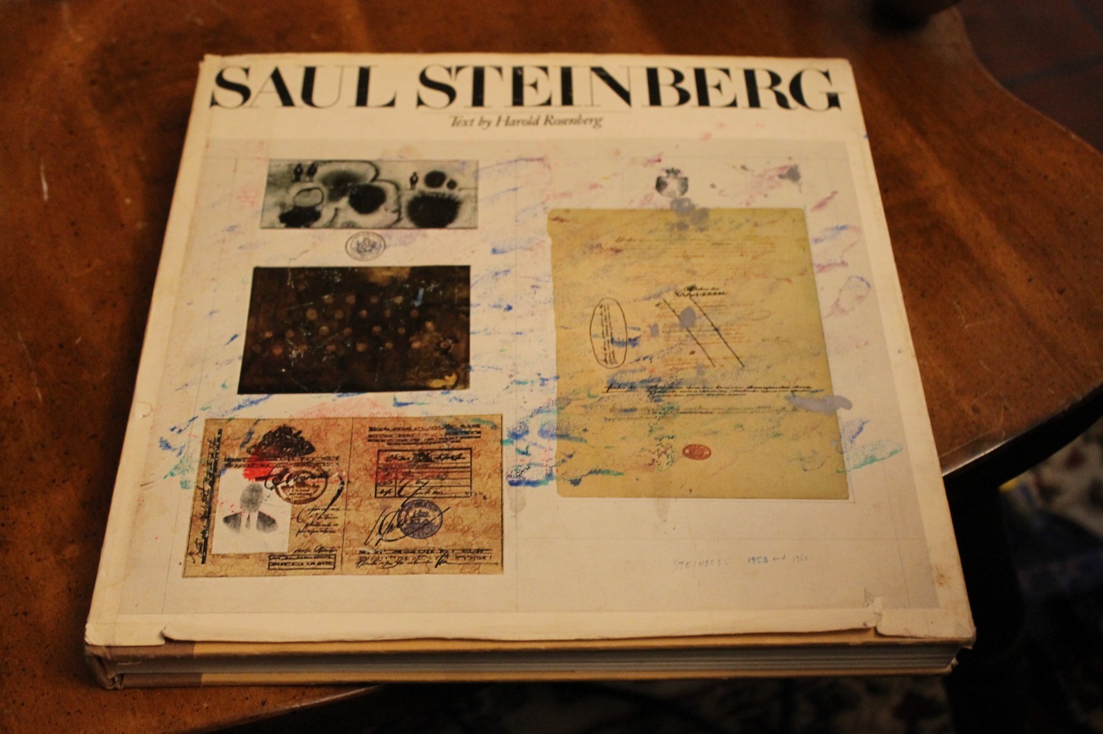 Saul Steinberg ~ Harold Rosenberg ~ 1978 Whitney (Knopf) lg. HCDJ