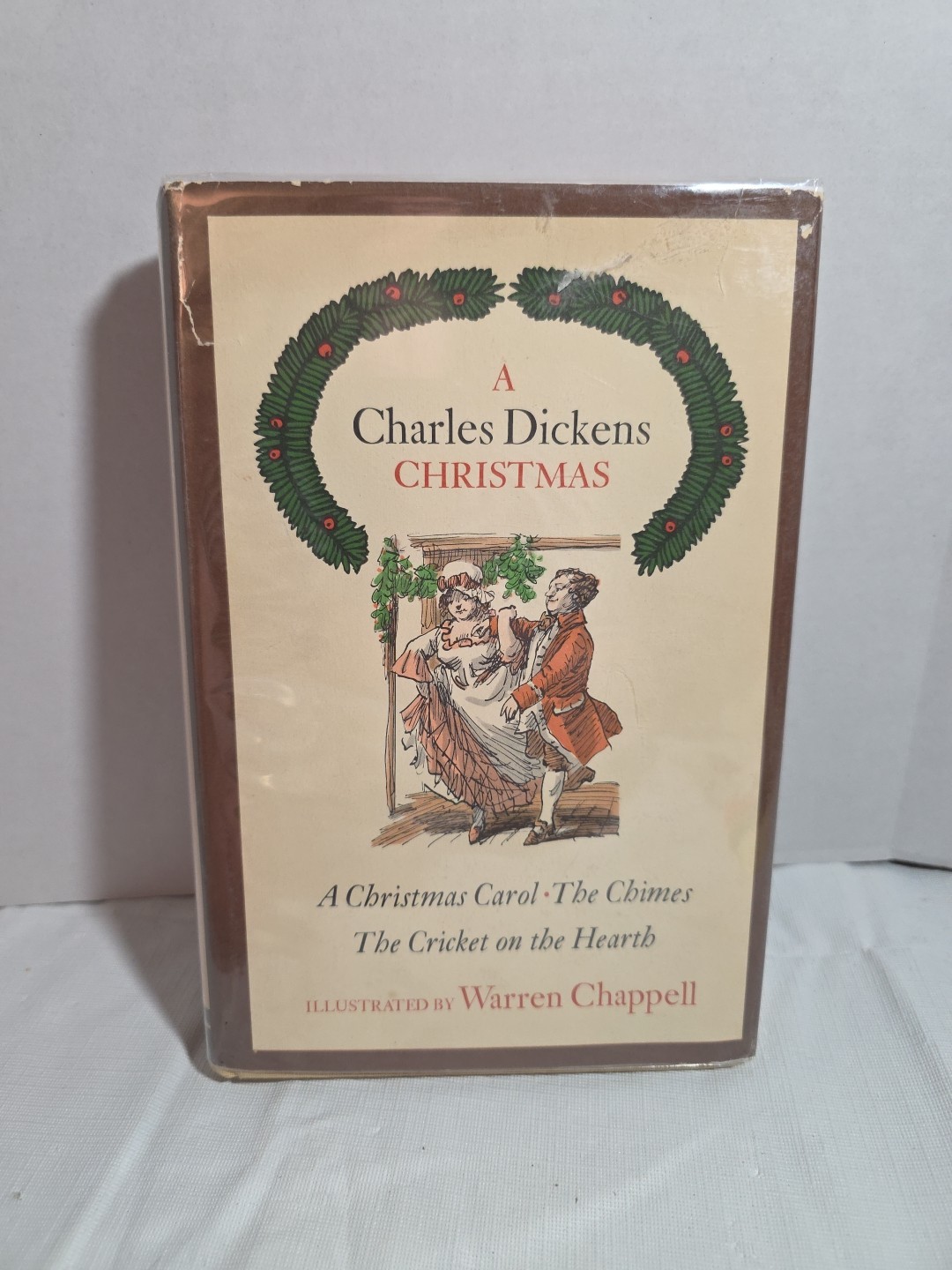 A Charles Dickens Christmas (1976) Illustrated Warren Chappell Carol, Chimes DJ