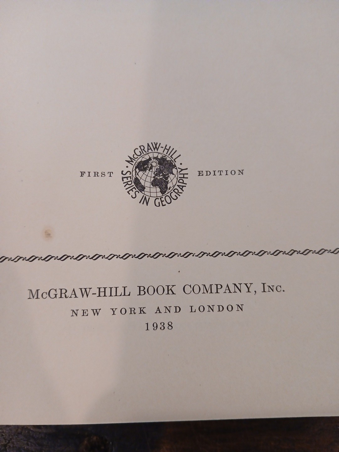 General Cartography Erwin Raisz 1938 Harvard Univ. 1st Edition