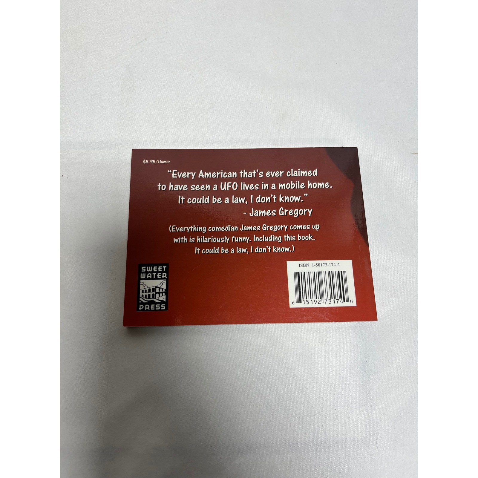 James Gregory It Could Be A Law I Don’tKnow HumorBook Sweetwater Press Paperback