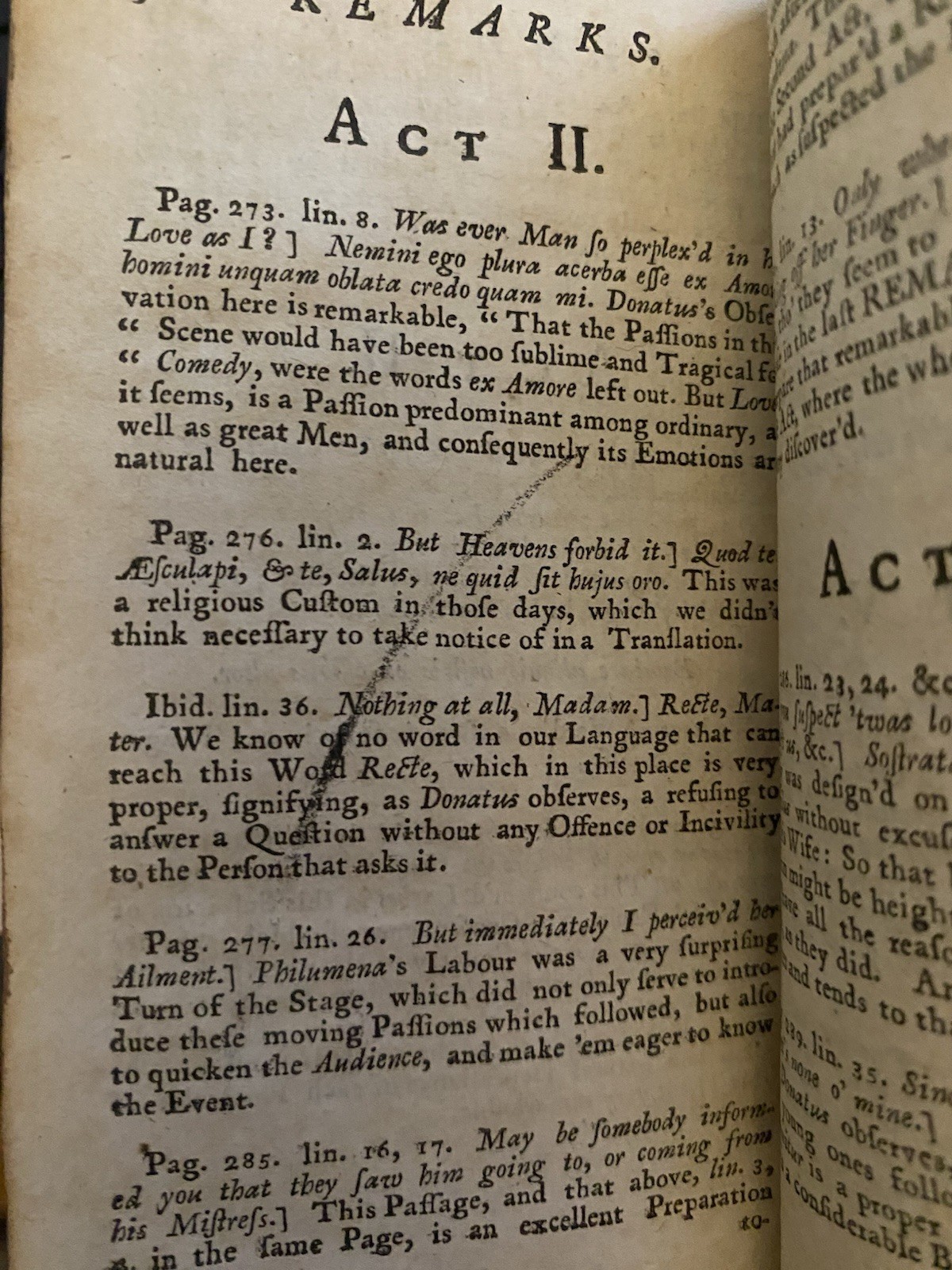 1718 Terence’s Comedies 5th Edition Laurence Echard J&B Sprint Original Leather