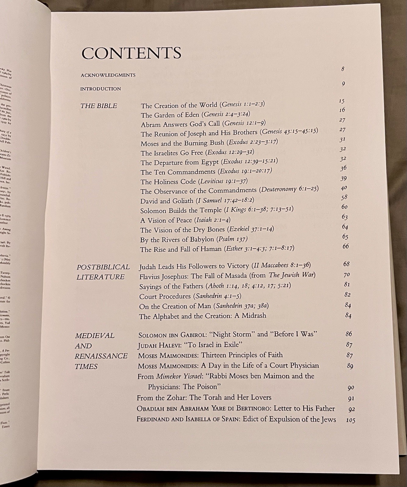 The Jews : A Treasury of Art and Literature (1992, Hardcover)