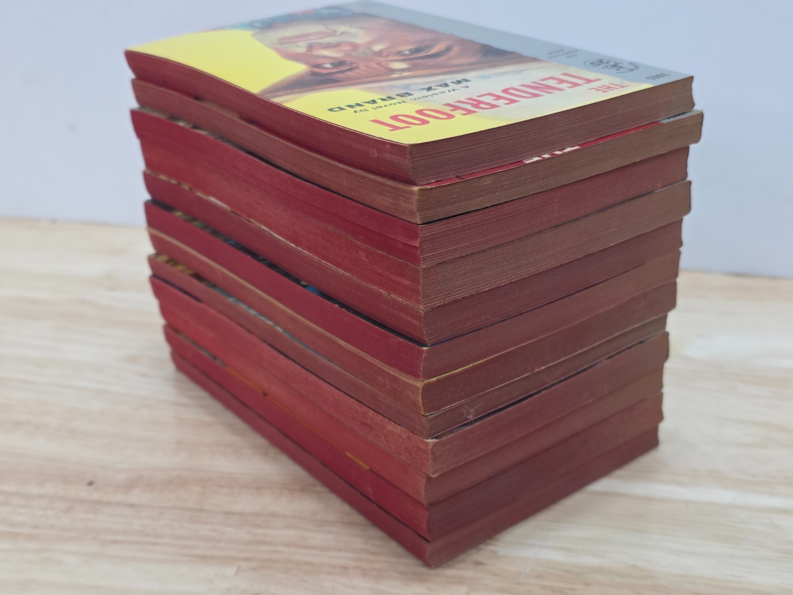 Lot of 12 Max Brand Vintage Western Paperbacks – Pocket Books Inc. Silver