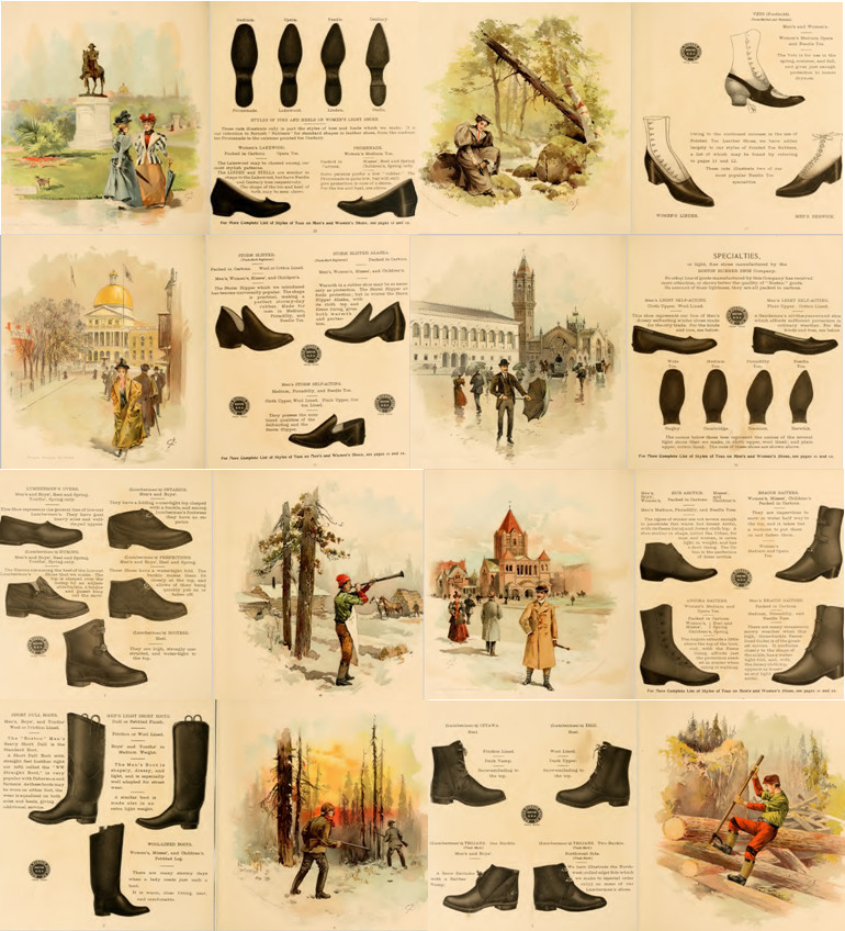 68 Old Books on Boots Shoes Shoemaking Leather Pattern Craft Style on DVD