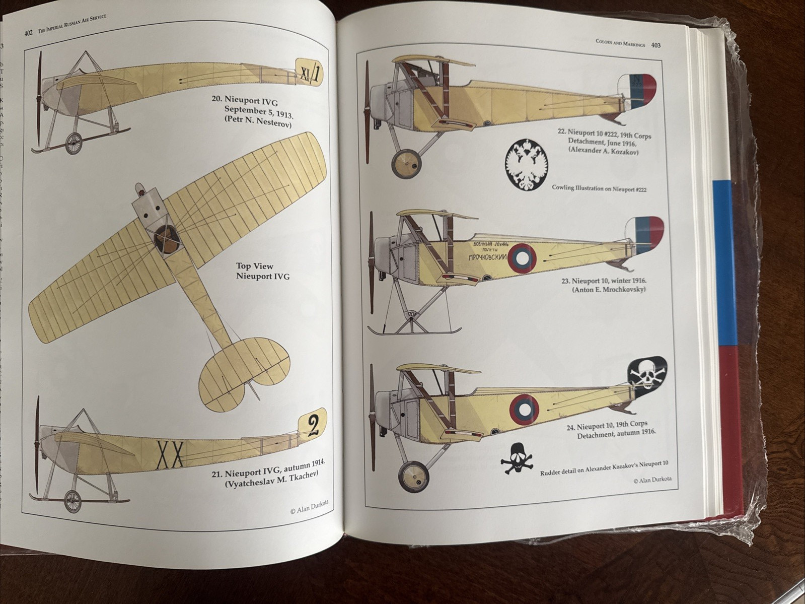 Imperial Russian Air Service Famous Pilots and Aircraft World War I WW1 1995 HC