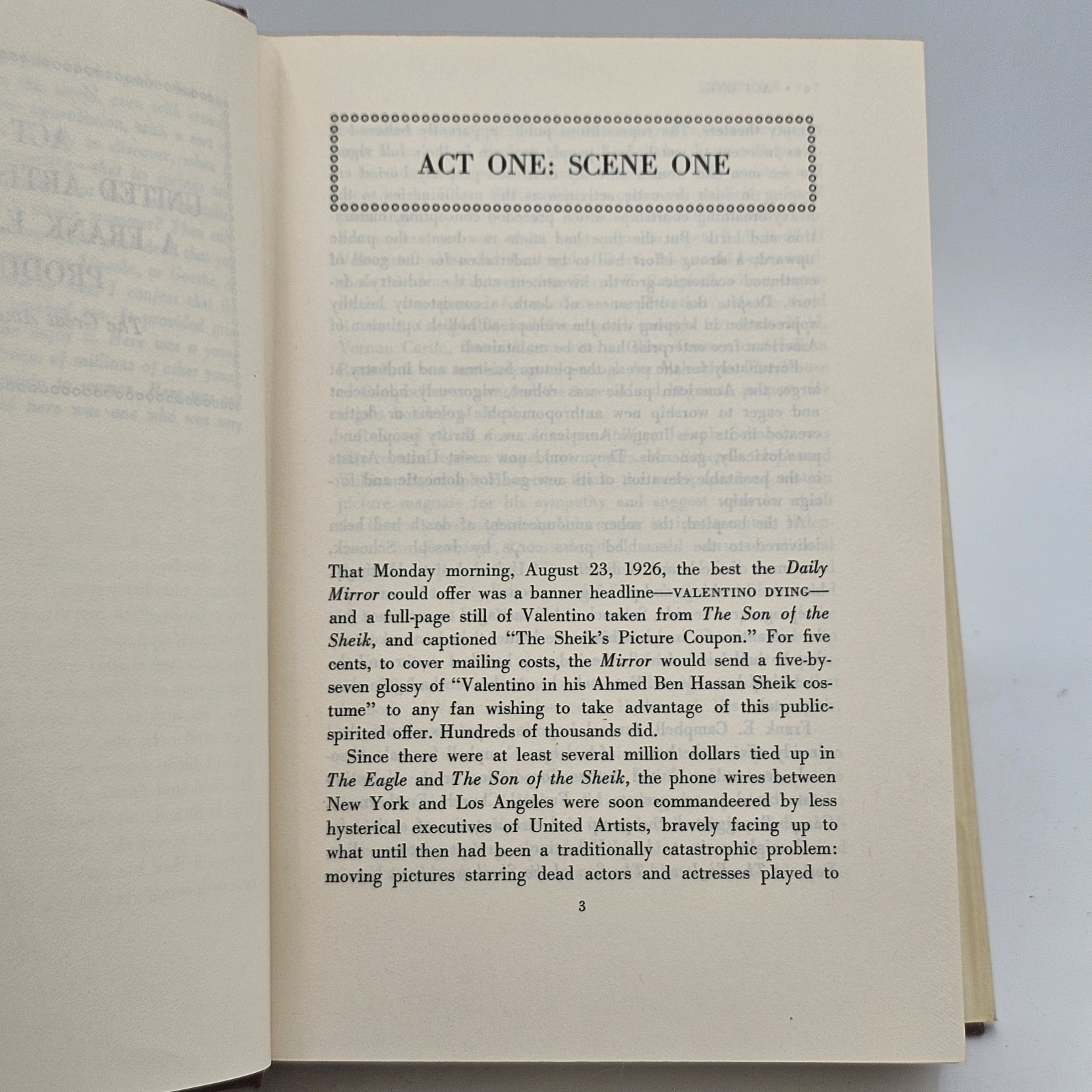 Valentino Irving Shulman 1967 2nd Printing HC w/DJ Vintage Novel