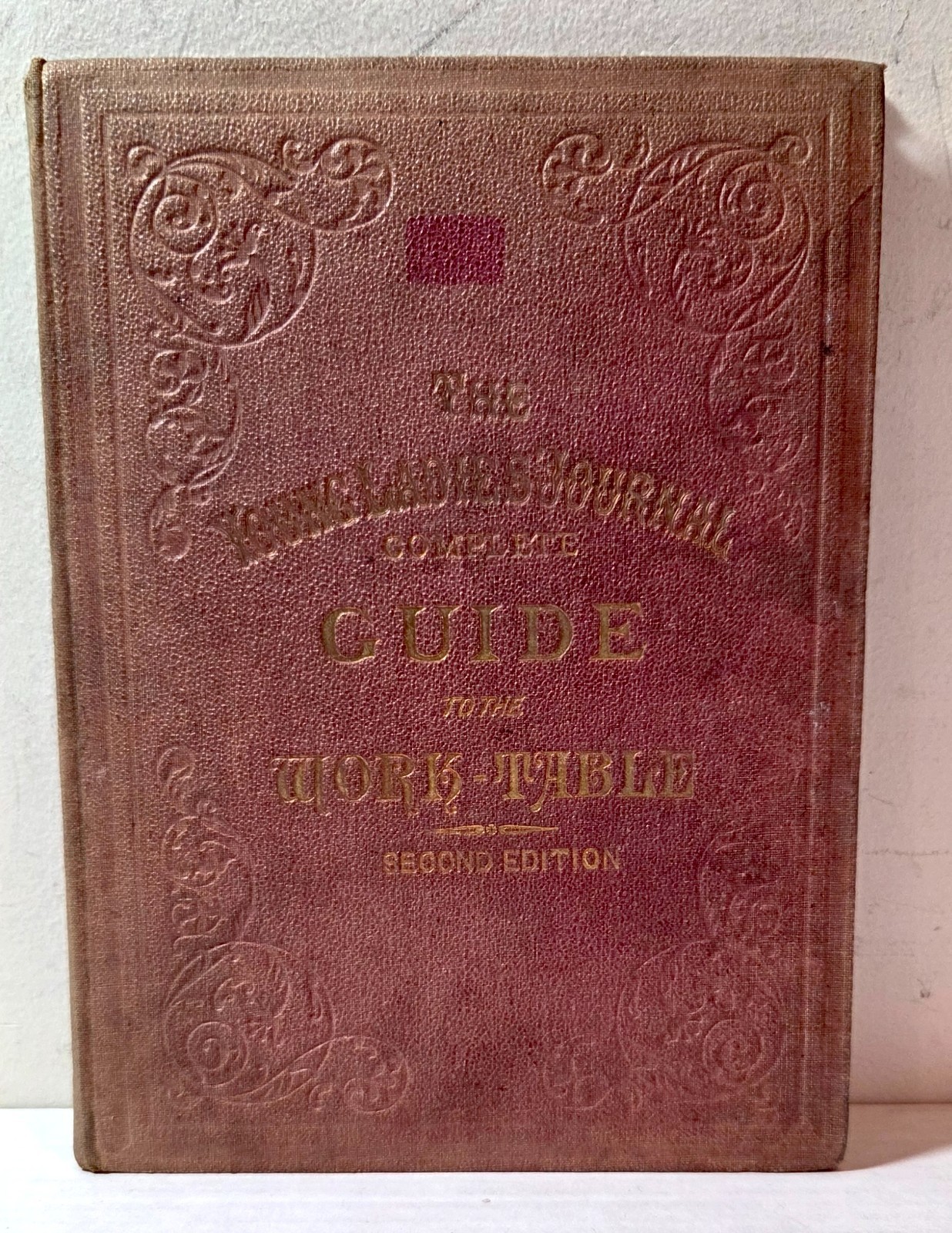 1885 The Young Ladies Journal: Complete Guide to the Work Table embroidery lace