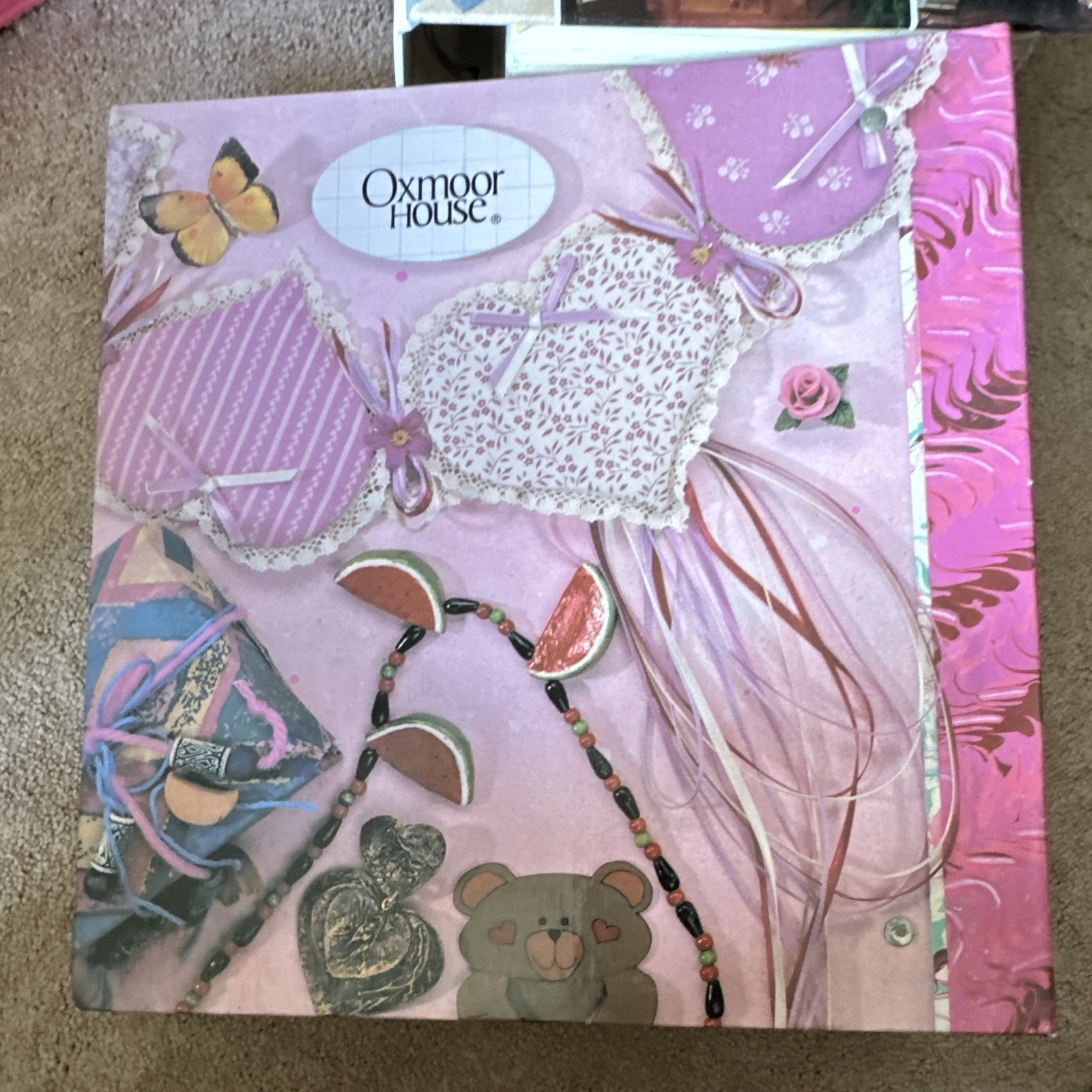 Oxmoor House BIG BOOK OF CRAFTS Aleene Ring/Wire Bound Illustrated Craft Book