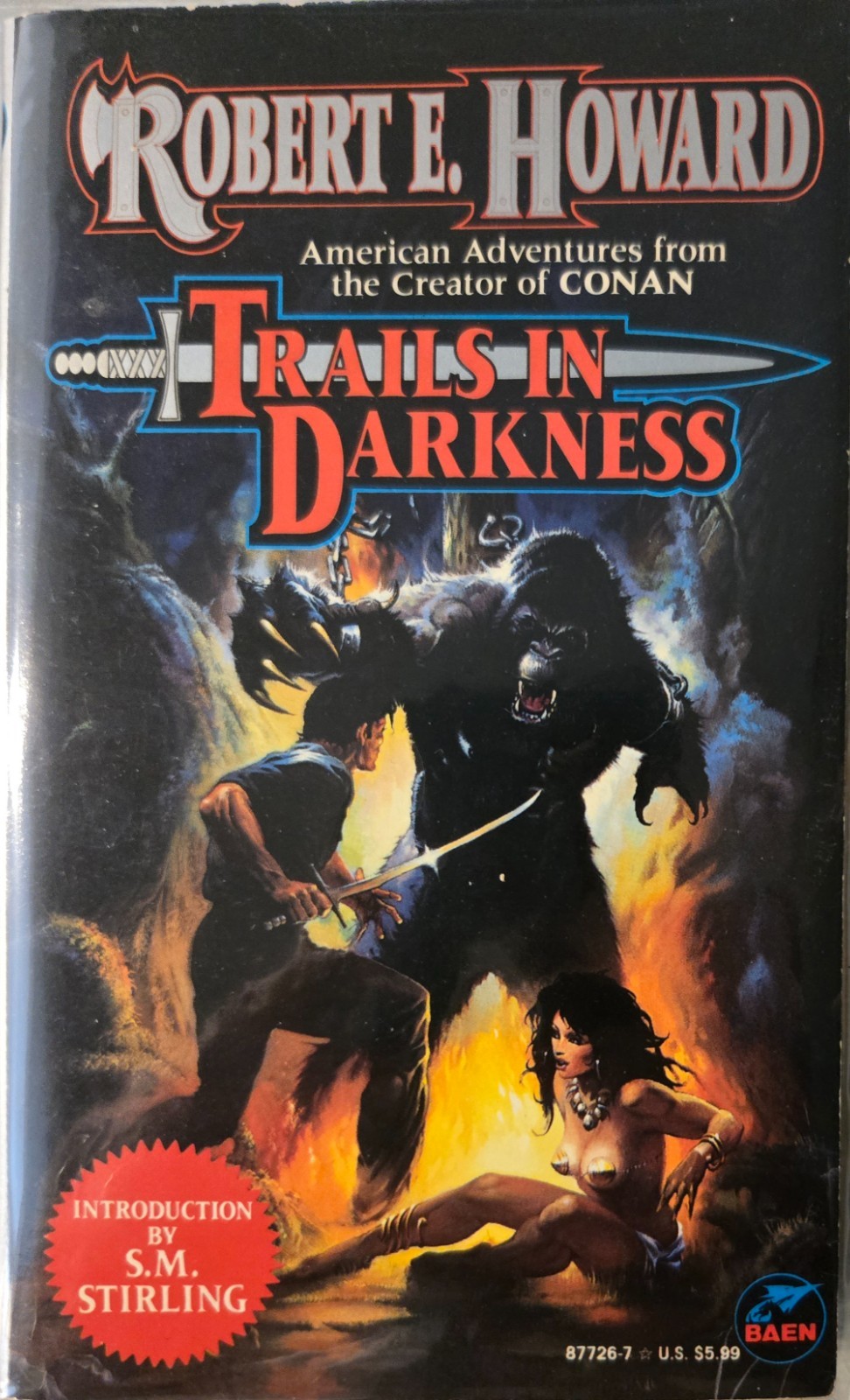 Robert E. Howard Library Series Vol 1-7 COMPLETE Baen Books 1990s Pulp Lot