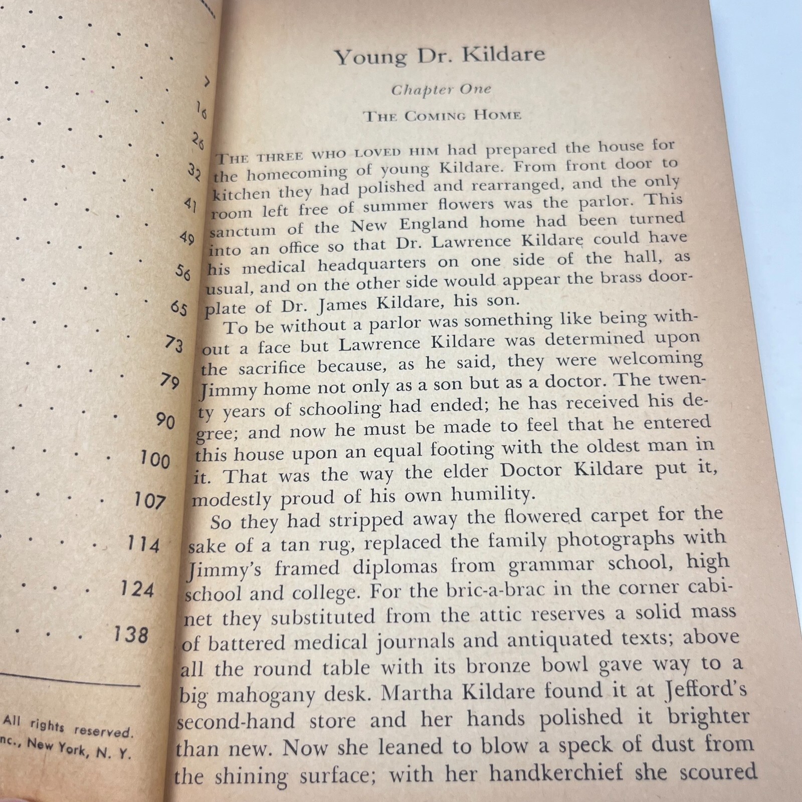Map Back #329: Young Dr. Kildare 1st PB 1941 Max Brand, DELL Pulp Romance GGA