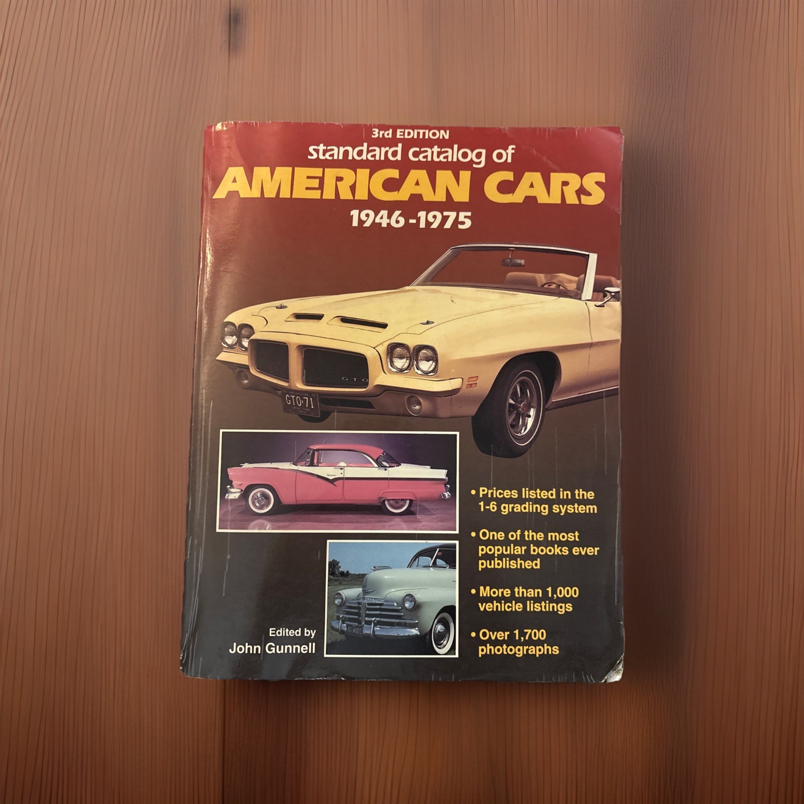 STANDARD CATALOG OF AMERICAN CARS, 1946-1975 By John Gunnell Excellent Condition