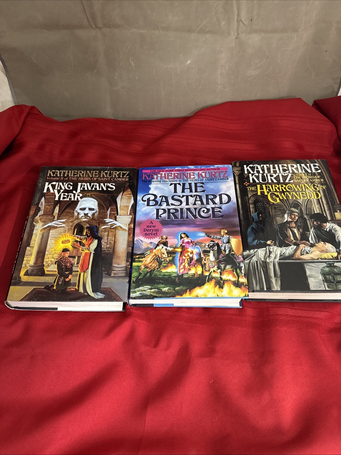 Katherine Kurtz 1st Ed/1st Prt HCDJ Vol I-III Heirs of Saint Camber Series Books