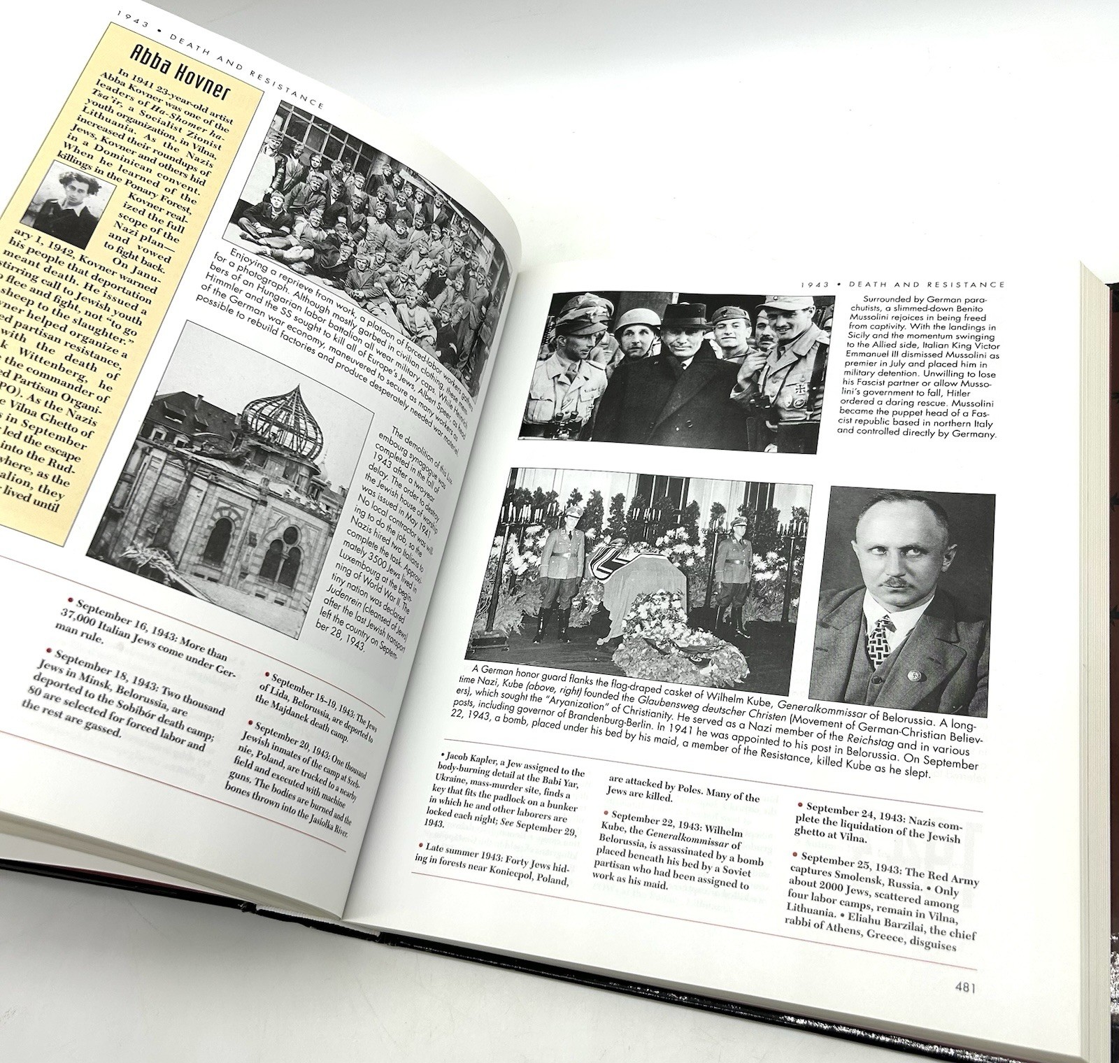 Lot Of 2 The Holocaust Chronicle Hardback Books 2003 & 2017 GUC