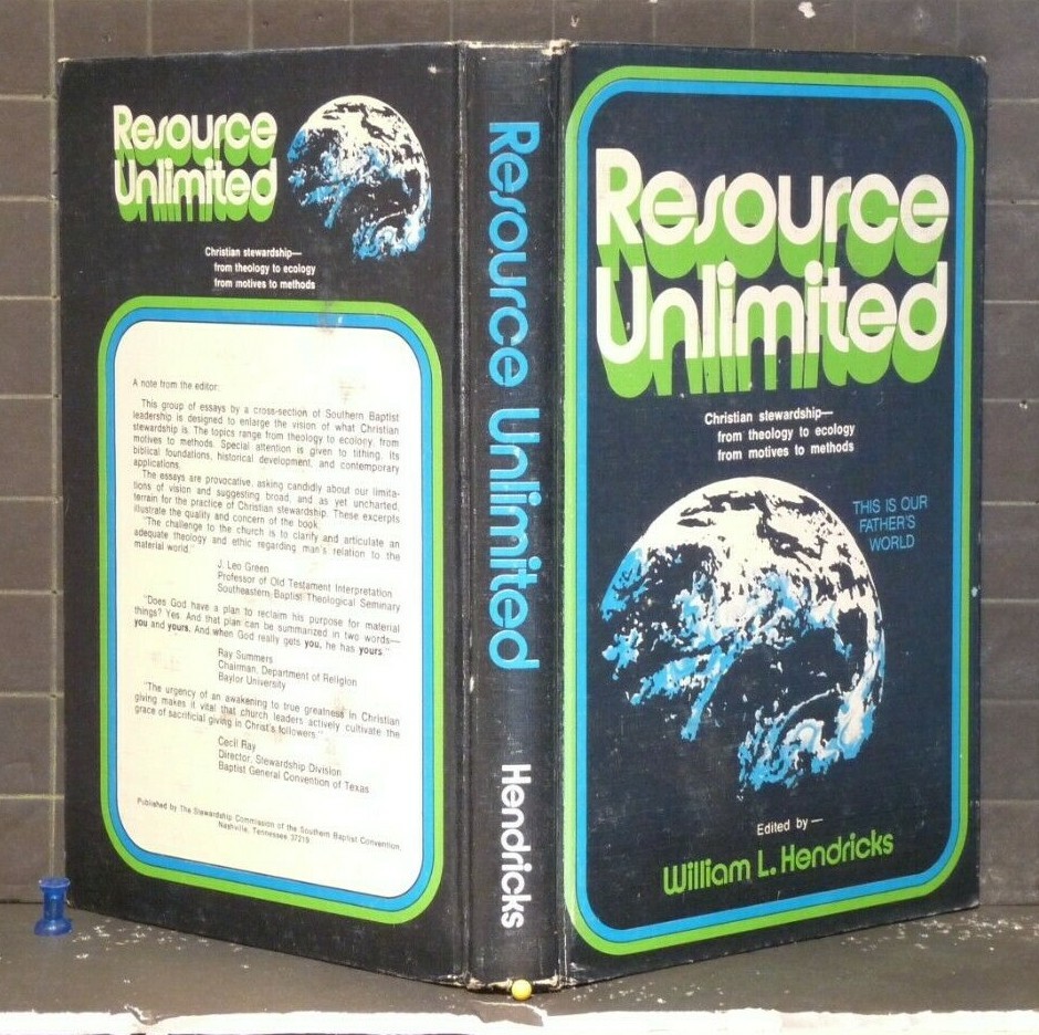 Resource Unlimited by William Hendricks 1972 Hardcover 538