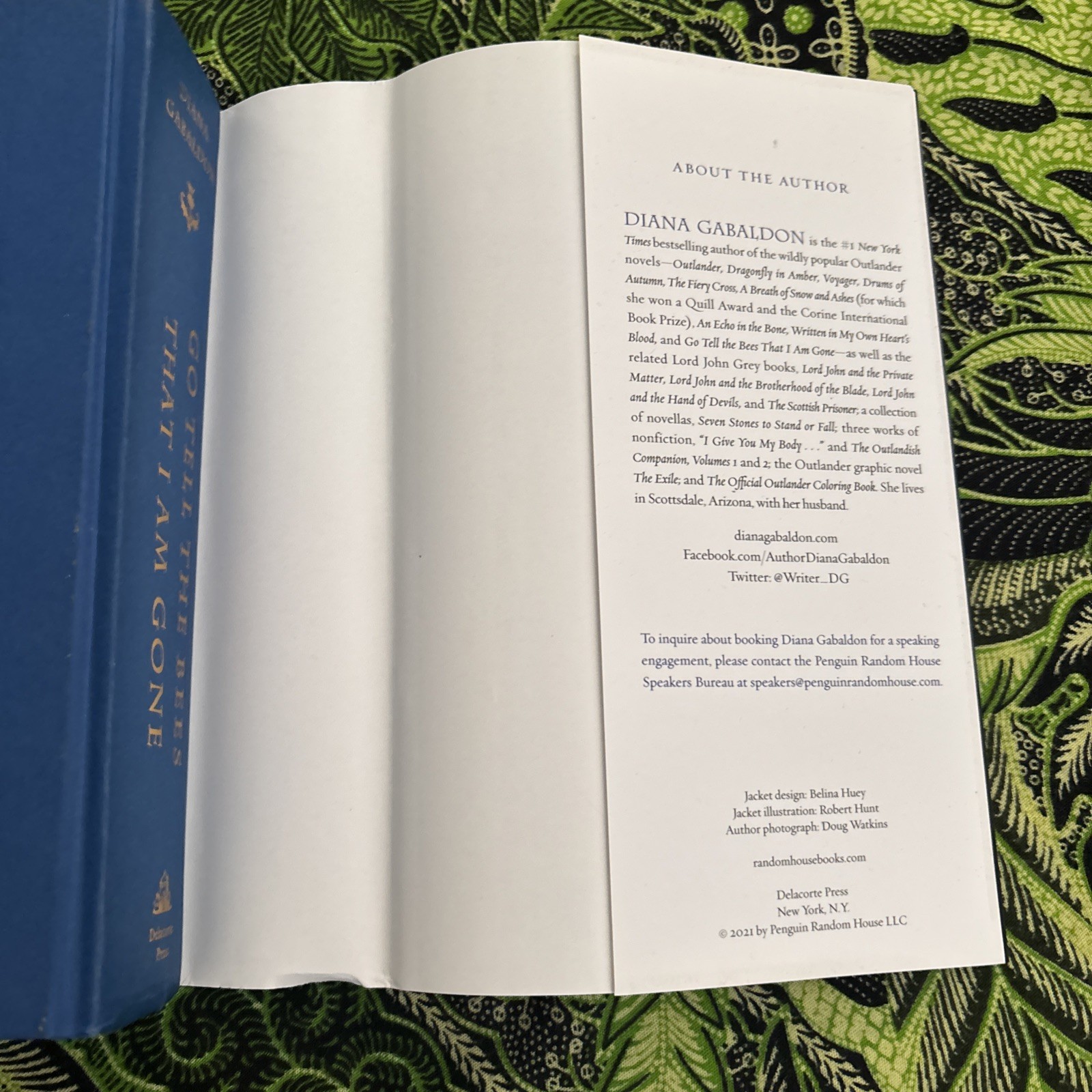 Diana Gabaldon Signed Book Lot Echo Bone Breath Snow Ashes Go Tell Bees Am Gone